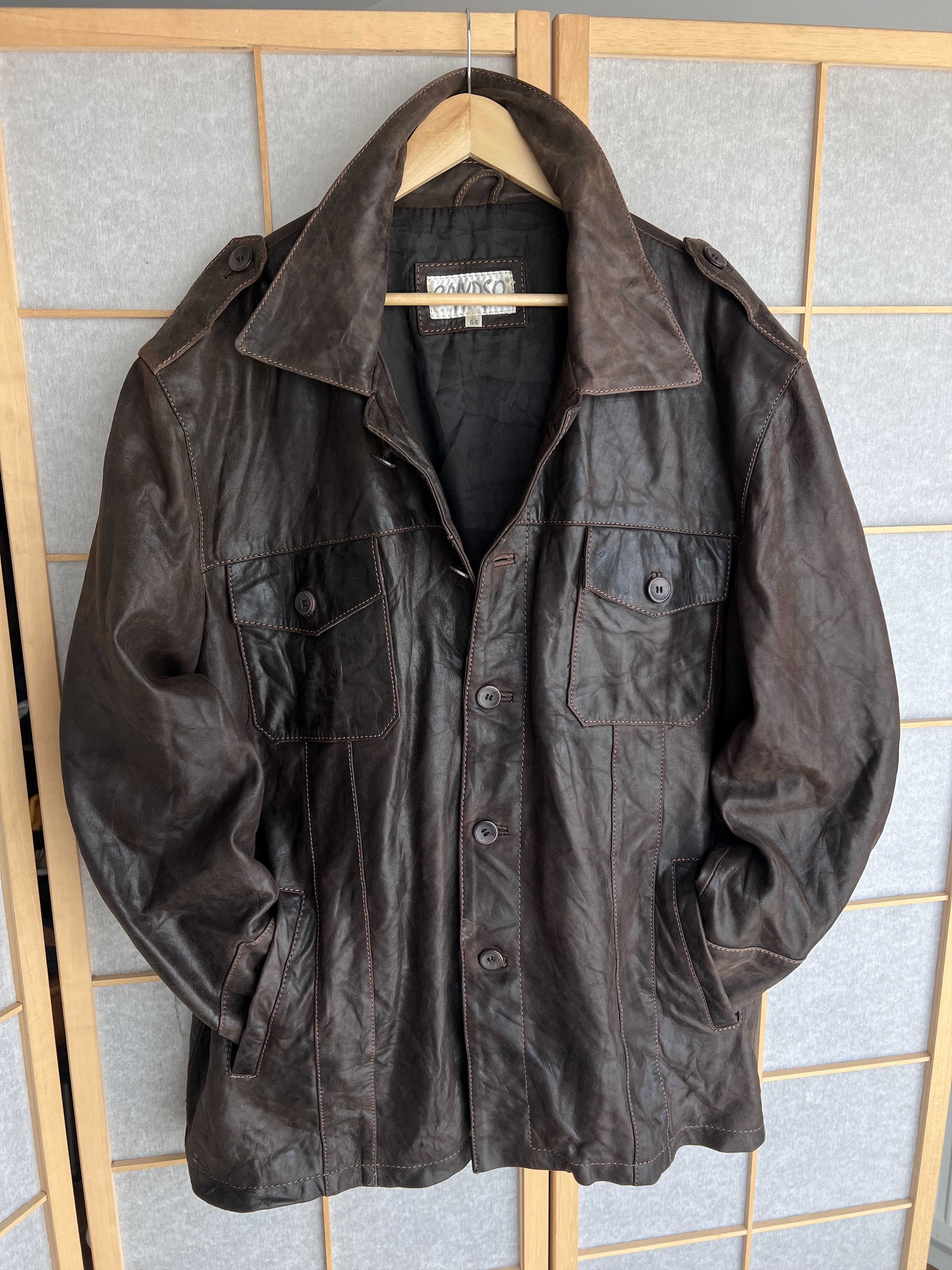 Hysteric Glamour Leather coat jacket vintage y2k 14th Addiction Diesel style Size US L / EU 52-54 / 3 - 5 Thumbnail