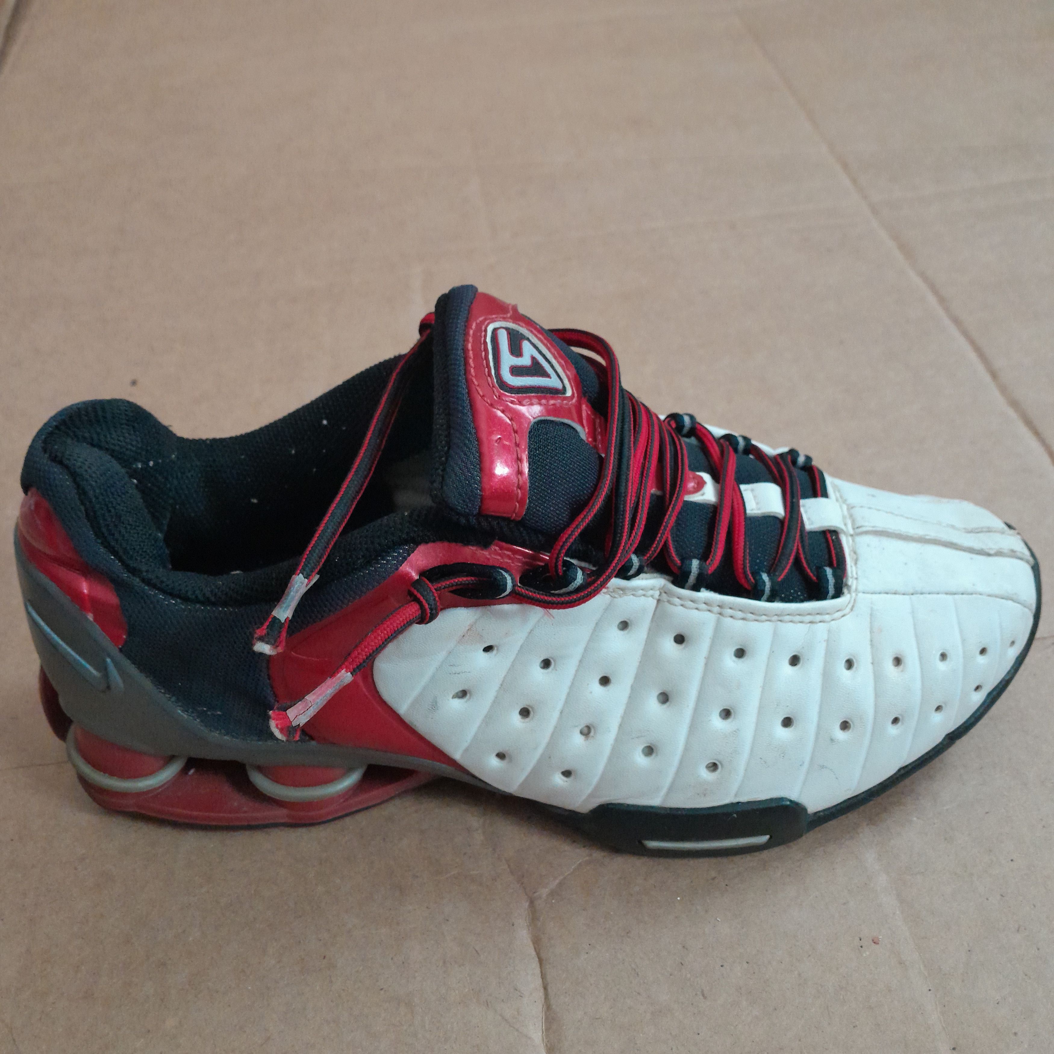 Nike Nike Reax Run 5 Woman's White and Red Running Sneakers Size US 6 / IT 36 - 2 Thumbnail