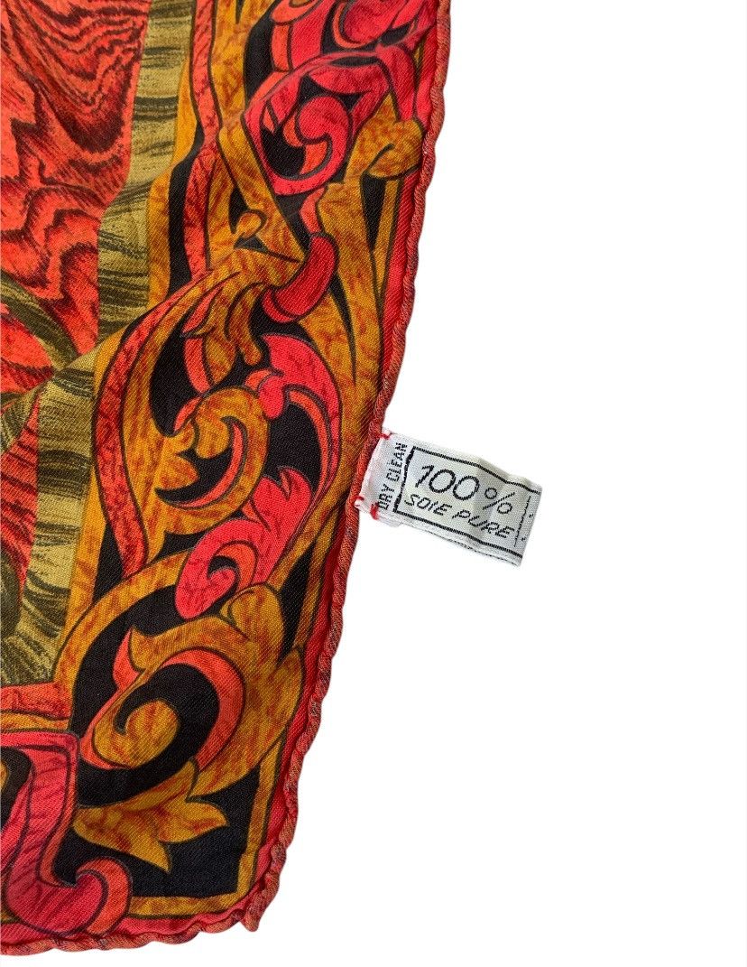 Christian Dior Monsieur Christian Dior Vintage Silk Handkerchief Neckerchief Bandana Size ONE SIZE - 9 Thumbnail