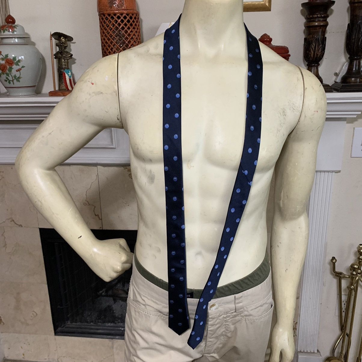 Designer Wolczanka Smiley Faces super Skinny tie Size ONE SIZE - 1 Thumbnail