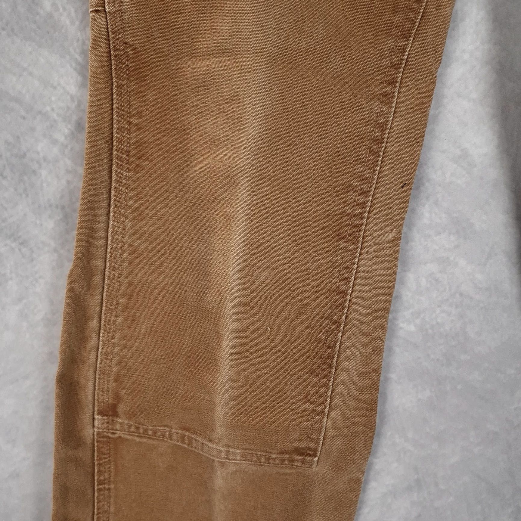 Carhartt Carhartt Womens Pants 12 Brown Canvas Relaxed Fit Double Knee Work Carpenter Size 34" / US 12 / IT 48 - 7 Thumbnail
