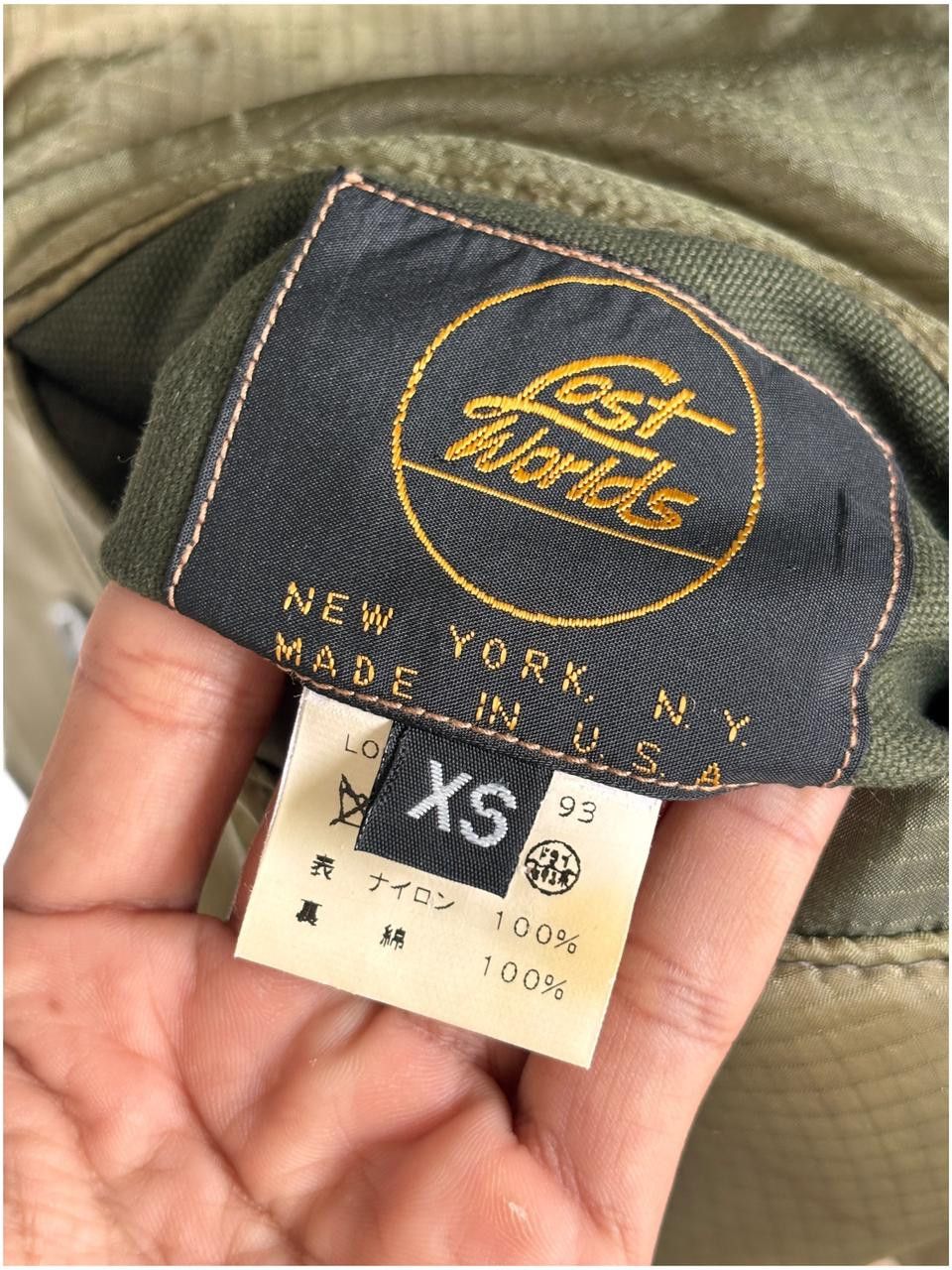 Vintage Lost Worlds M-43 Pile 18Oz Cotton Duck Reversible Jacket Size US XS / EU 42 / 0 - 15 Thumbnail