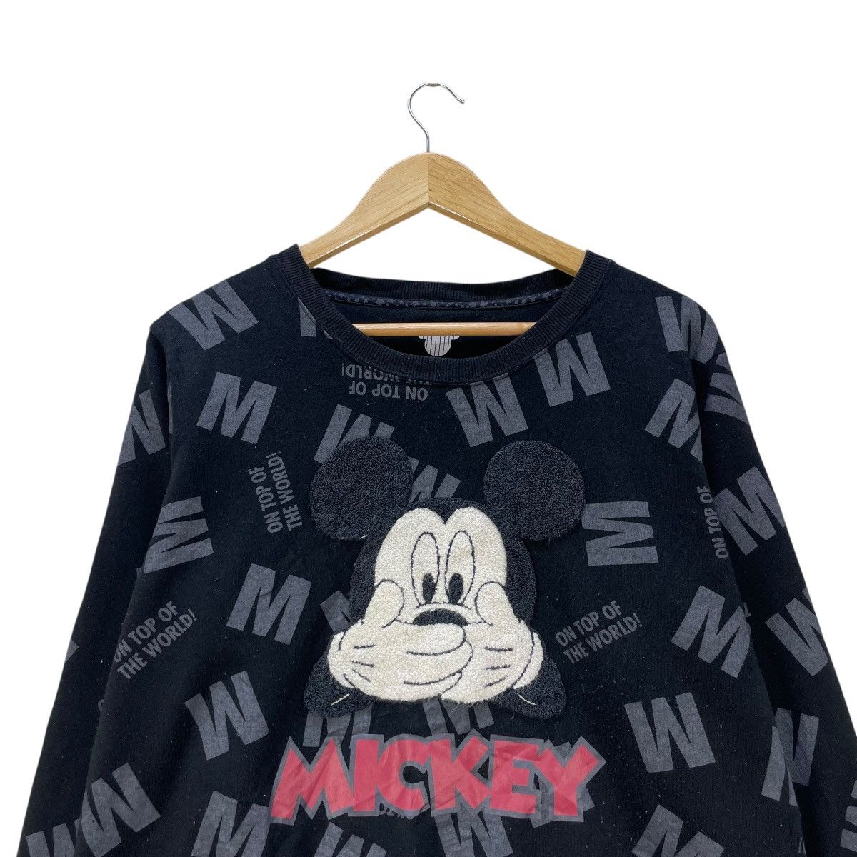 Mickey Mouse 💥 Disney Mickey Mouse Fullprint Crewneck Sweatshirt Size US M / EU 48-50 / 2 - 3 Thumbnail