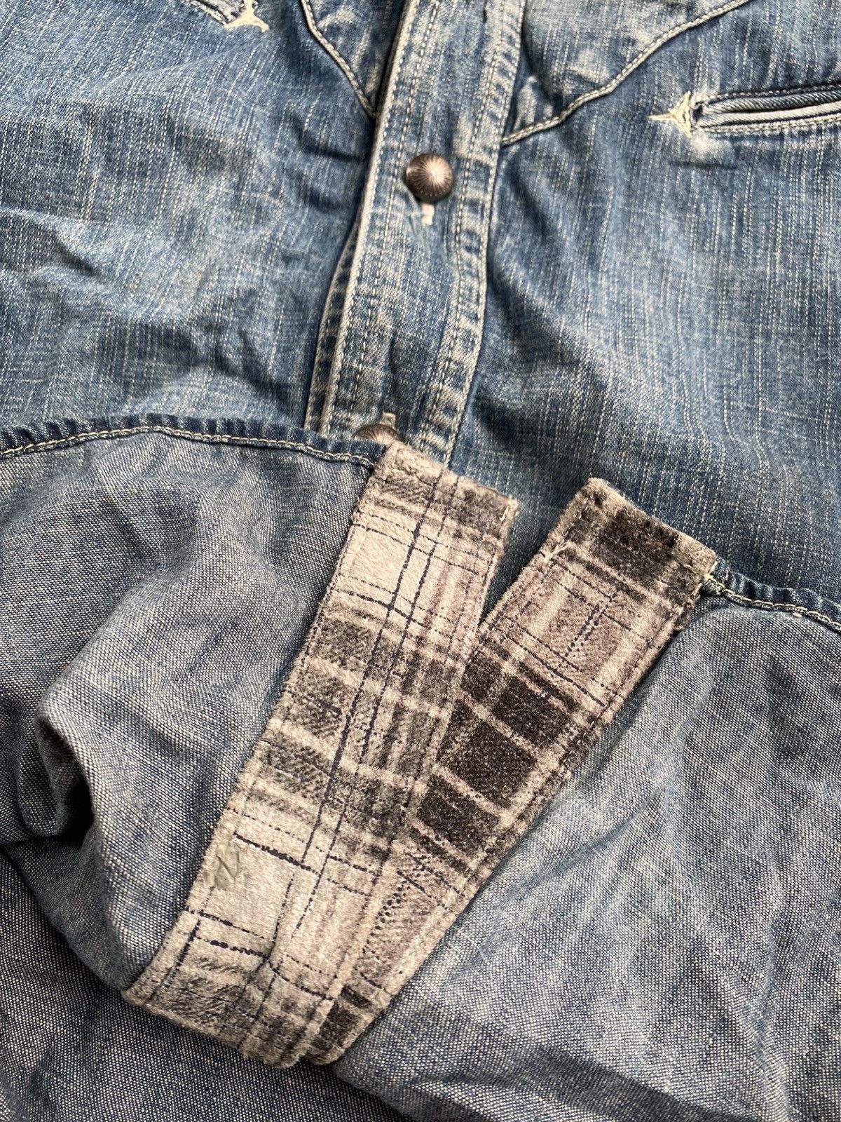 Isamu Katayama Backlash Isamu Katayama Backlash wash western denim shirt Size US S / EU 44-46 / 1 - 14 Thumbnail