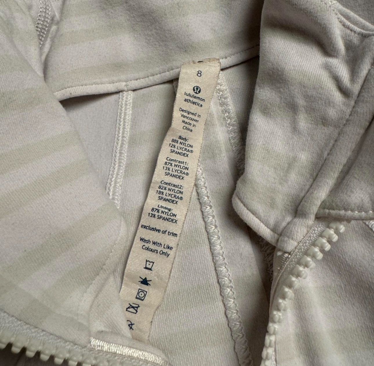 Lululemon LULULEMON “FEINT STRIPE” DEFINE JACKET Size M / US 6-8 / IT 42-44 - 7 Thumbnail