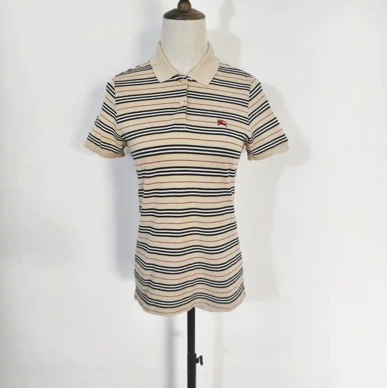 Burberry Burberry Striped Cotton T-Shirt for Women Size M / US 6-8 / IT 42-44 - 1 Thumbnail