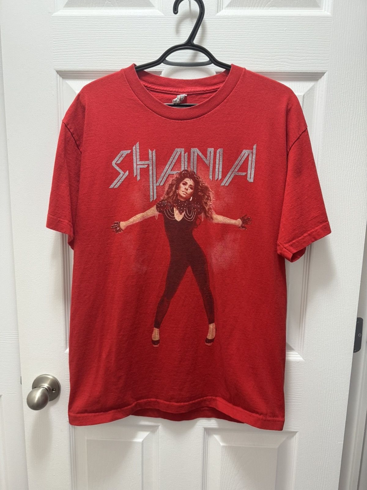 Alstyle × Band Tees × Vintage Alstyle Shania Twain Rock Country Tour Vintage Red Merch Size US M / EU 48-50 / 2 - 1 Thumbnail