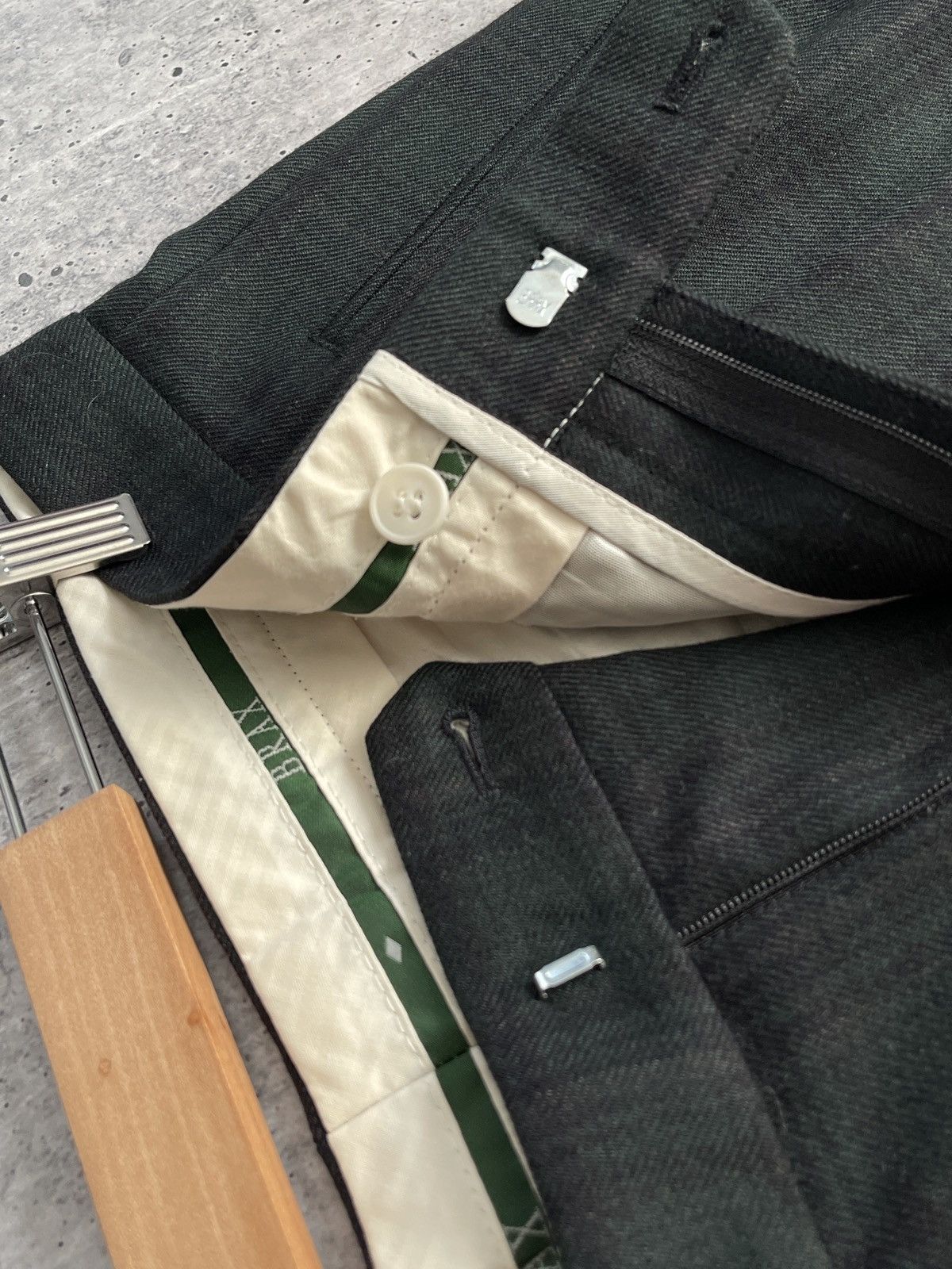 BRAX × Vintage Vintage Brax Men Size M Wool German Trousers Pants Check 90s Size US 32 / EU 48 - 11 Thumbnail