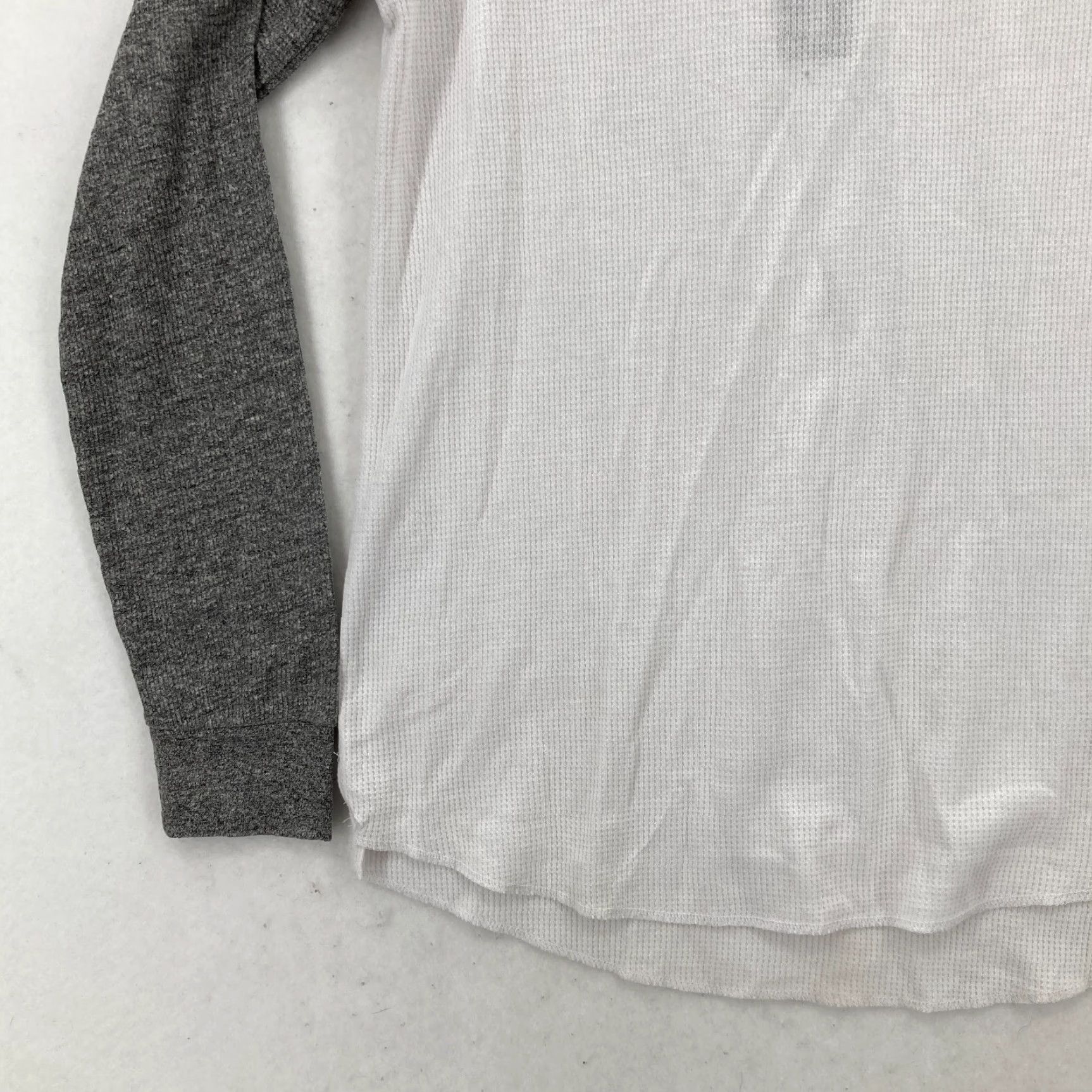 Ecko Unltd. Ecko Unltd Thermal Waffle Knit Shirt Mens M White Gray Crew Neck Y2K NWT Size US M / EU 48-50 / 2 - 3 Thumbnail