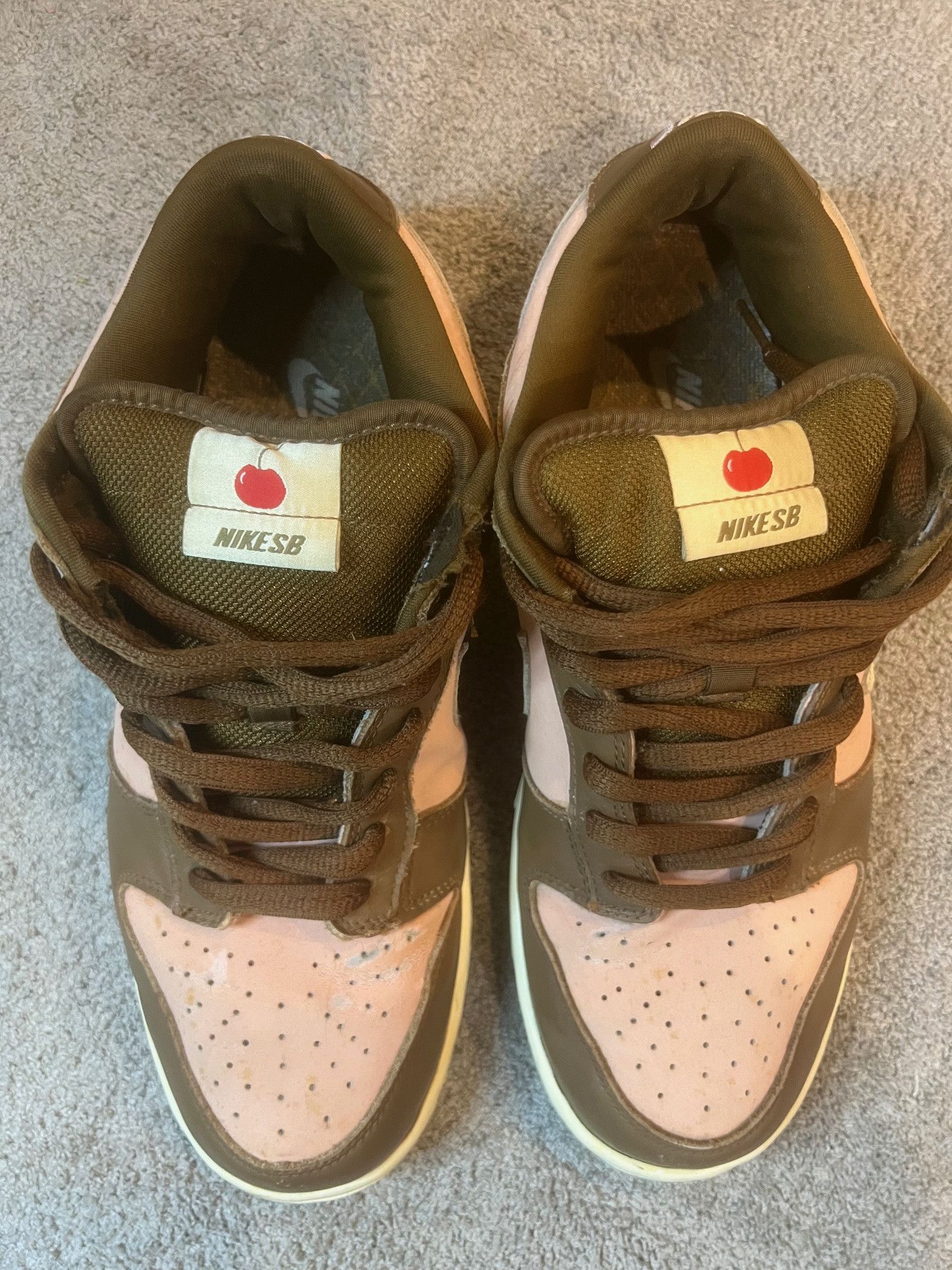 Nike × Stussy Nike SB Dunk Low Stussy Cherry Size US 10 / EU 43 - 5 Thumbnail