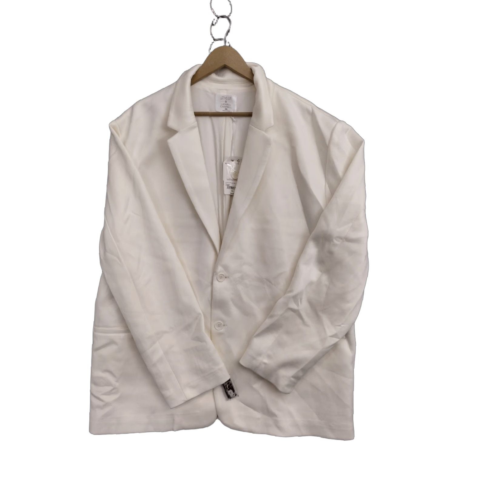 Vintage Stylus X LaDarius Campbell Lightweight Jacket Blazer Casual Ivory XXL Size 48R - 1 Thumbnail