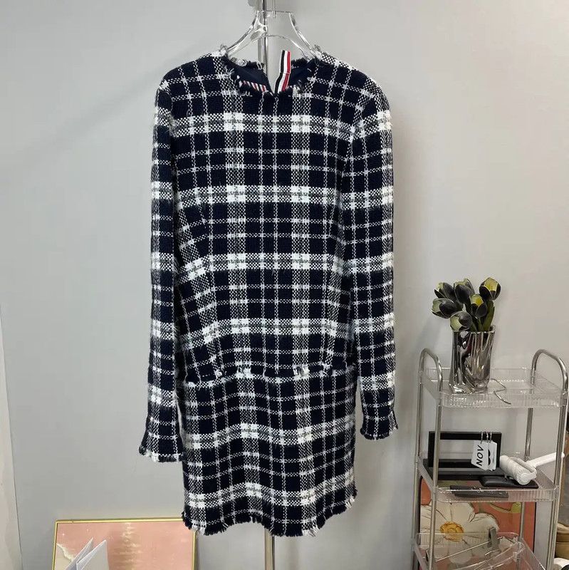 Thom Browne Thom Browne Black Cotton Dress for Women 0089
