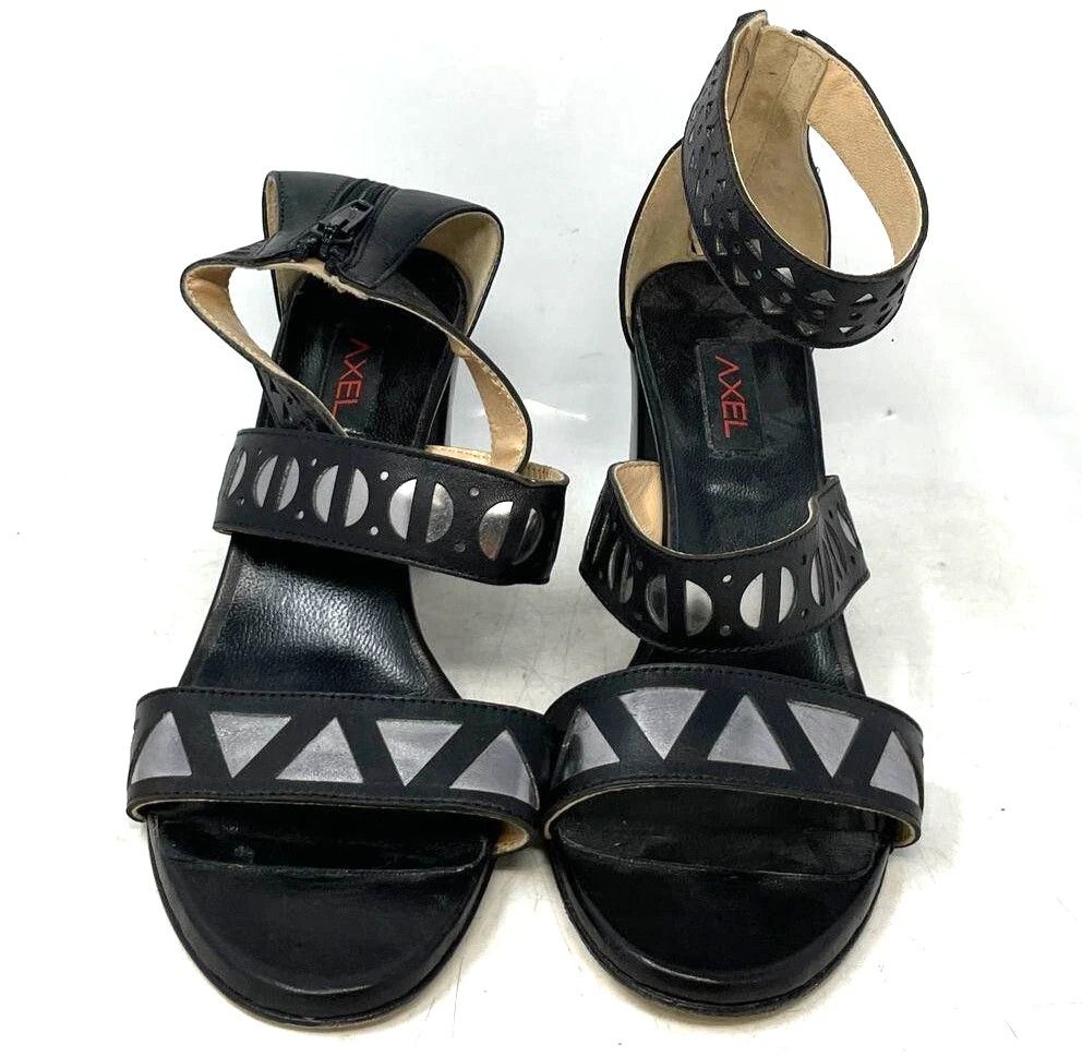 Axel Arigato Axel Women's Back Zip Ankle Strap Sandals Size EU 37 Size US 6.5 / IT 36.5 - 2 Thumbnail