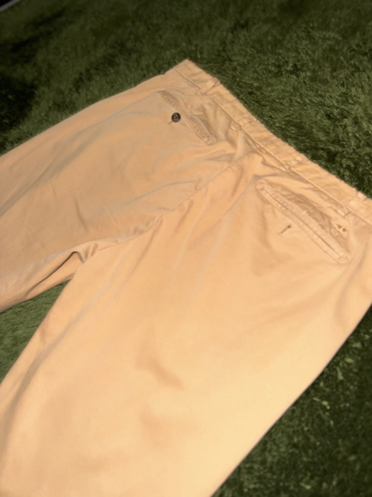 Brooks Brothers [38X32] Brooks Brothers Red Fleece Cotton Trousers Beige Size US 38 / EU 54 - 9 Thumbnail