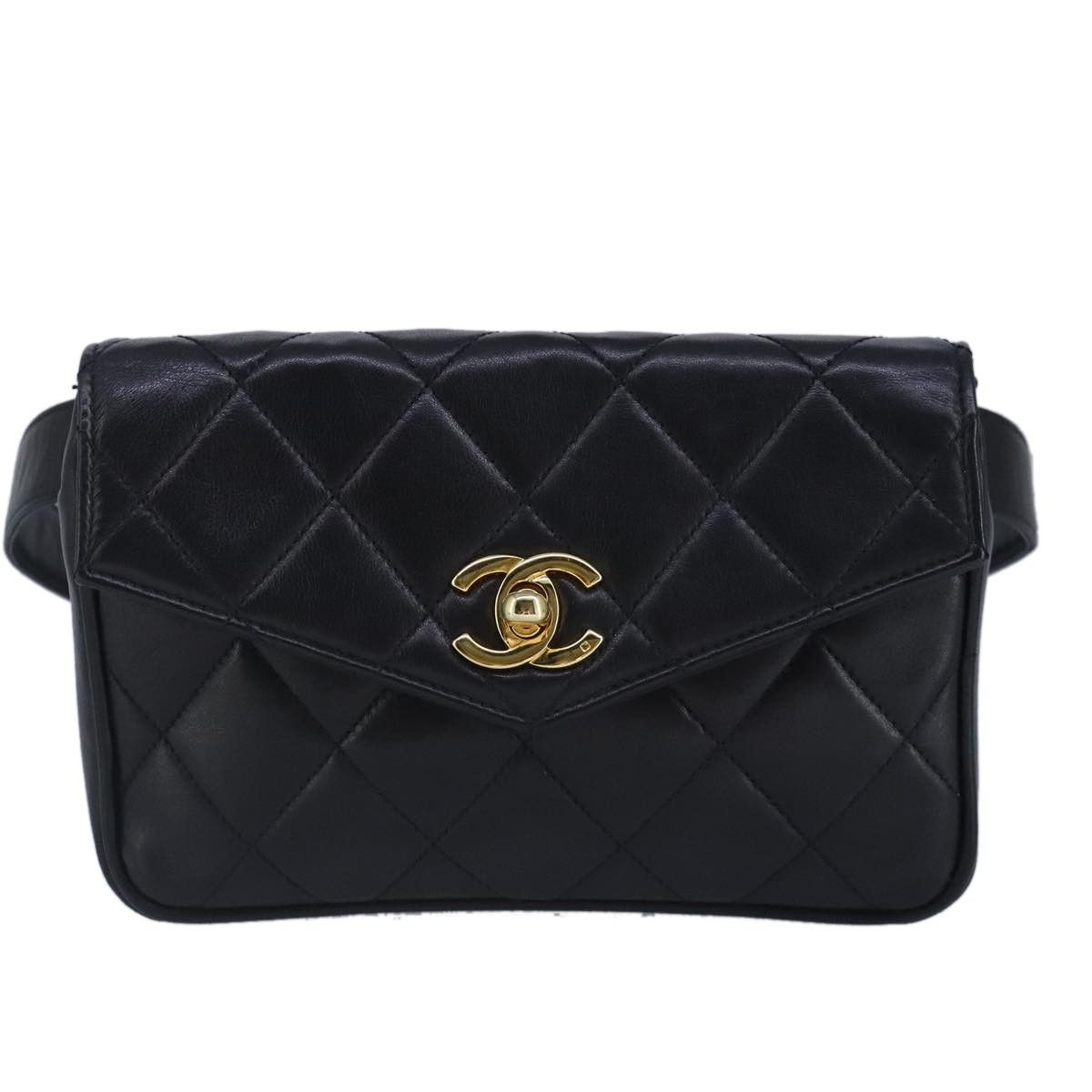 Chanel Chanel Vintage CC Flap Waist Bag Quilted Leather Size ONE SIZE - 1 Thumbnail