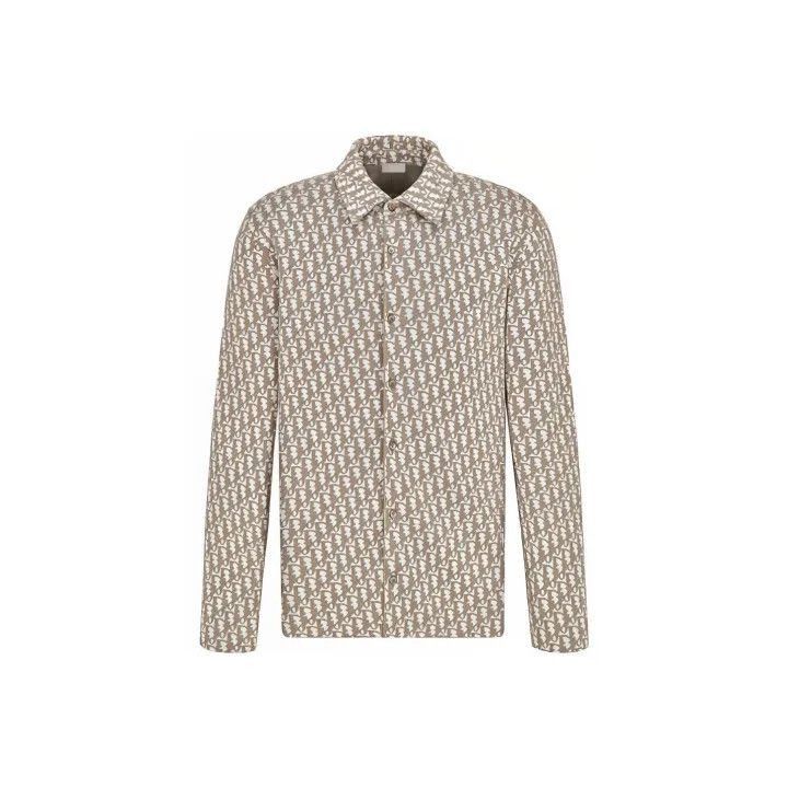 Dior Dior Dior Cotton Logo Print Long Sleeve Shirt 0079-2507 Size US L / EU 52-54 / 3 - 1 Thumbnail