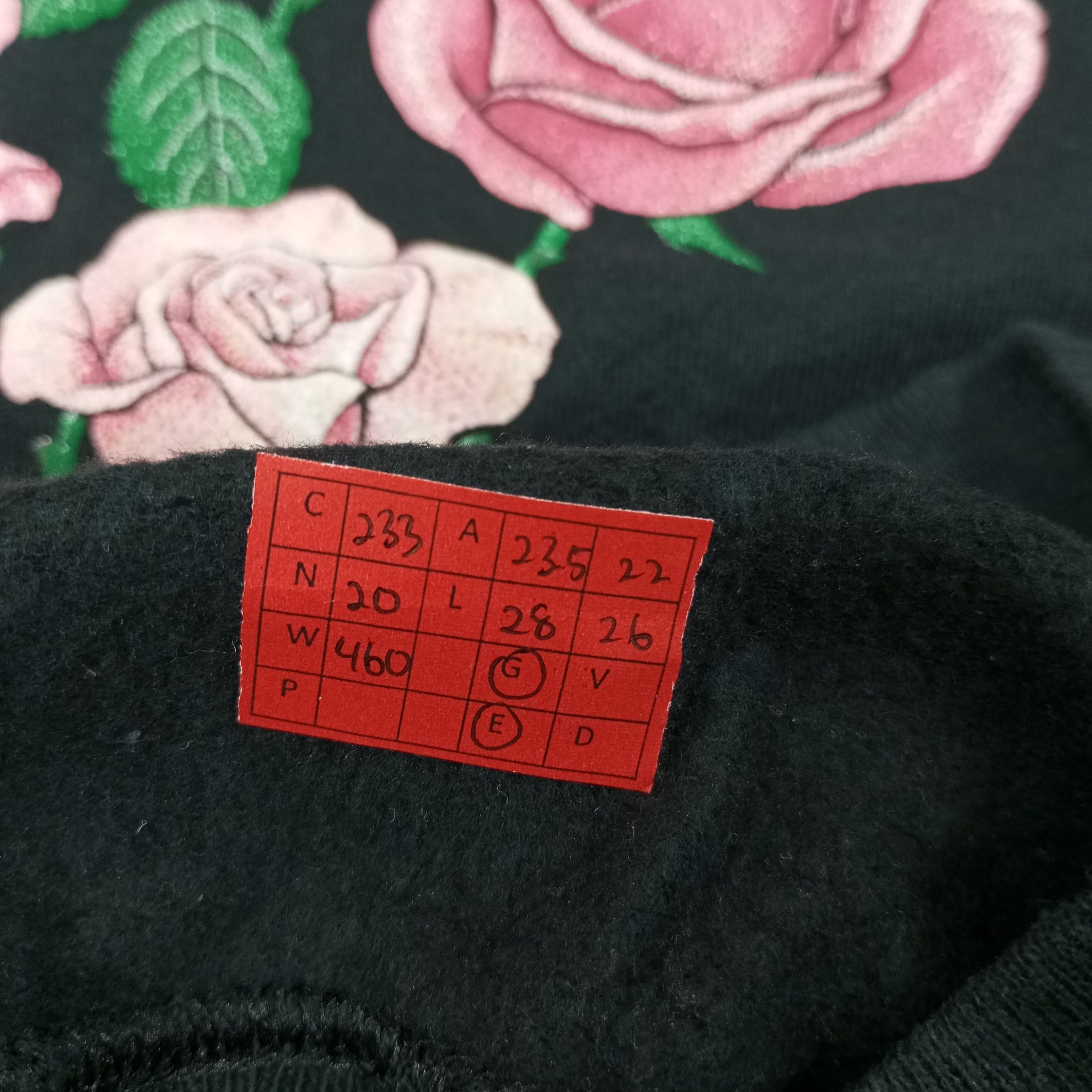 Other Zig Zag Flowers Design Vintage Collar Sweatshirt c233n20 Size US L / EU 52-54 / 3 - 8 Thumbnail