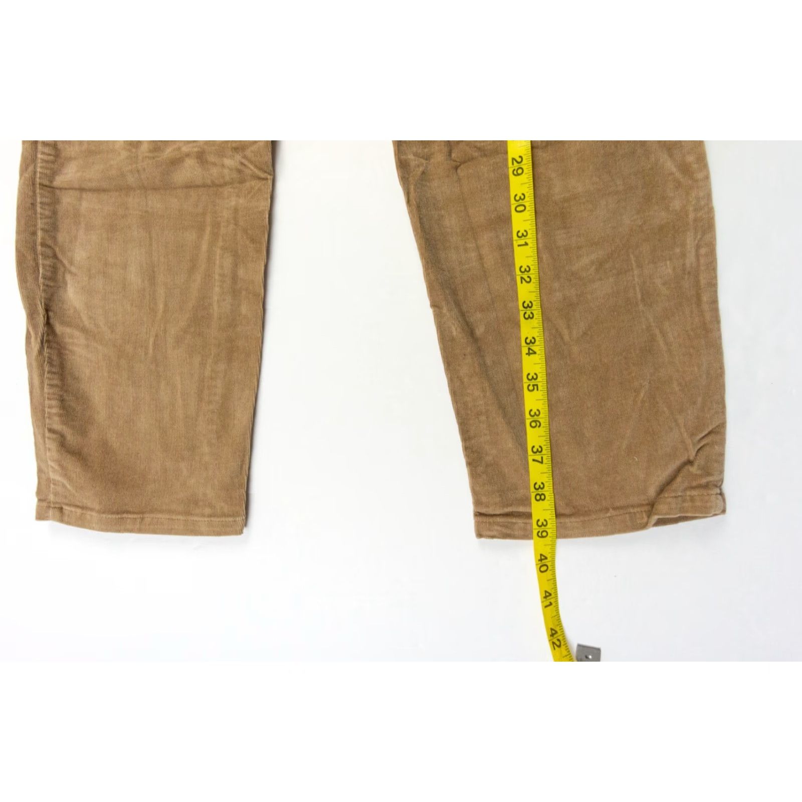 Banana Republic VINTAGE Banana Republic Men's Pants 32x29 Corduroy Ankle Skinny Stretch Casual Brown Size US 32 / EU 48 - 7 Thumbnail