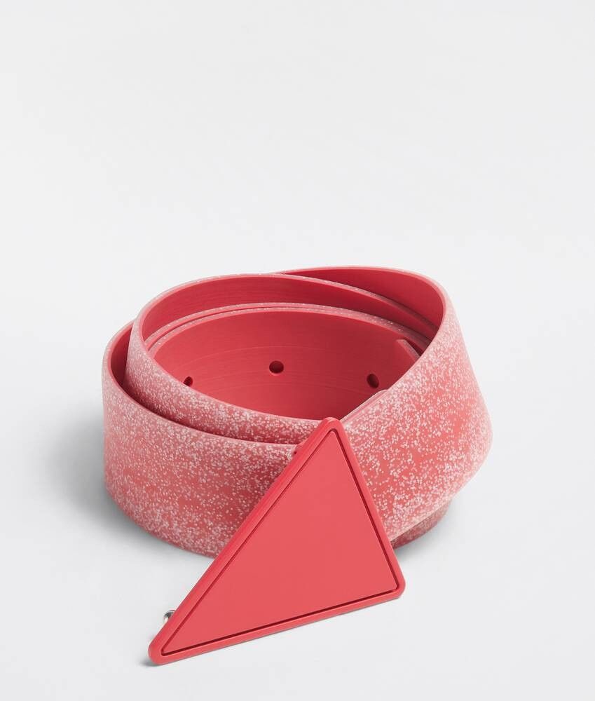 Bottega Veneta o1n1vont0425 Size: 80 / Triangle Belt in Pink/White Size 32 - 1 Thumbnail
