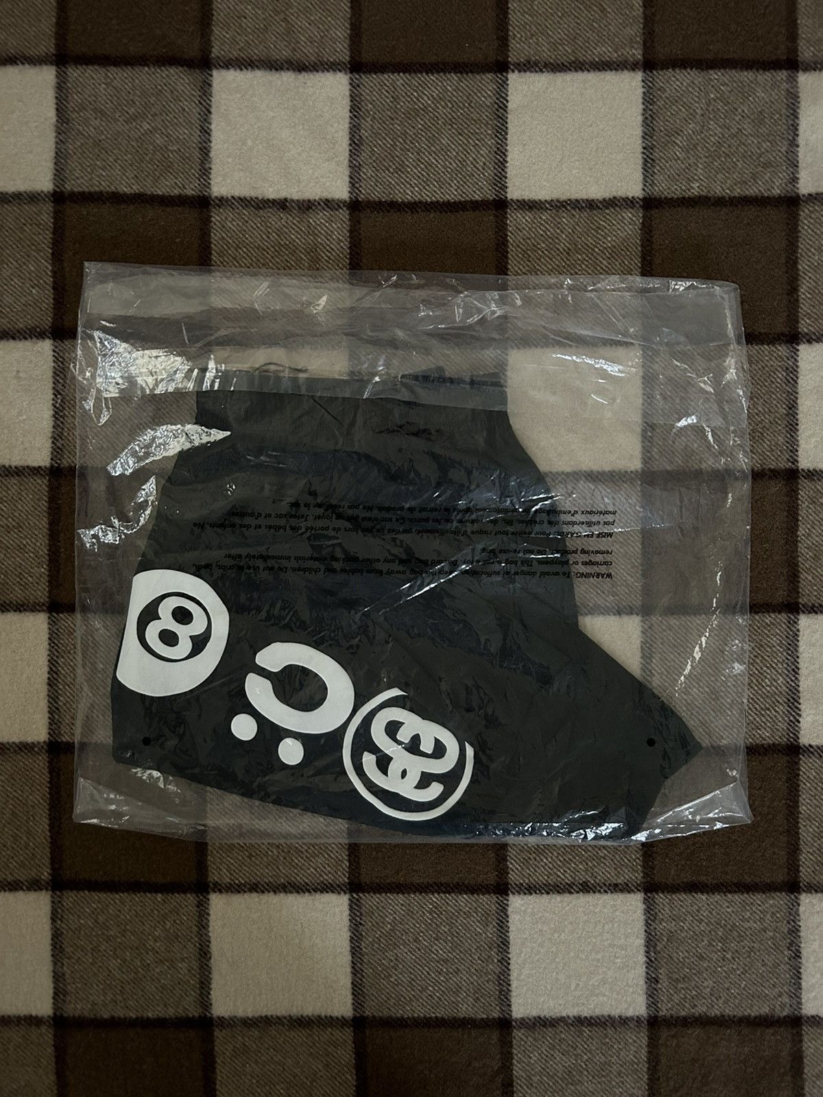 image of Cactus Plant Flea Market x Stussy Cpfm Icon Water Shorts Size Small Black New Sealed, Men's
