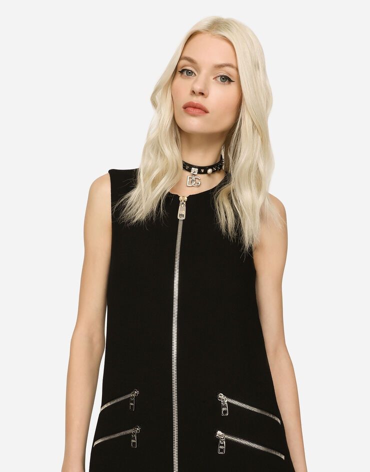 Dolce & Gabbana o1y0825 Mini Dress in Black Size M / US 6-8 / IT 42-44 - 2 Thumbnail