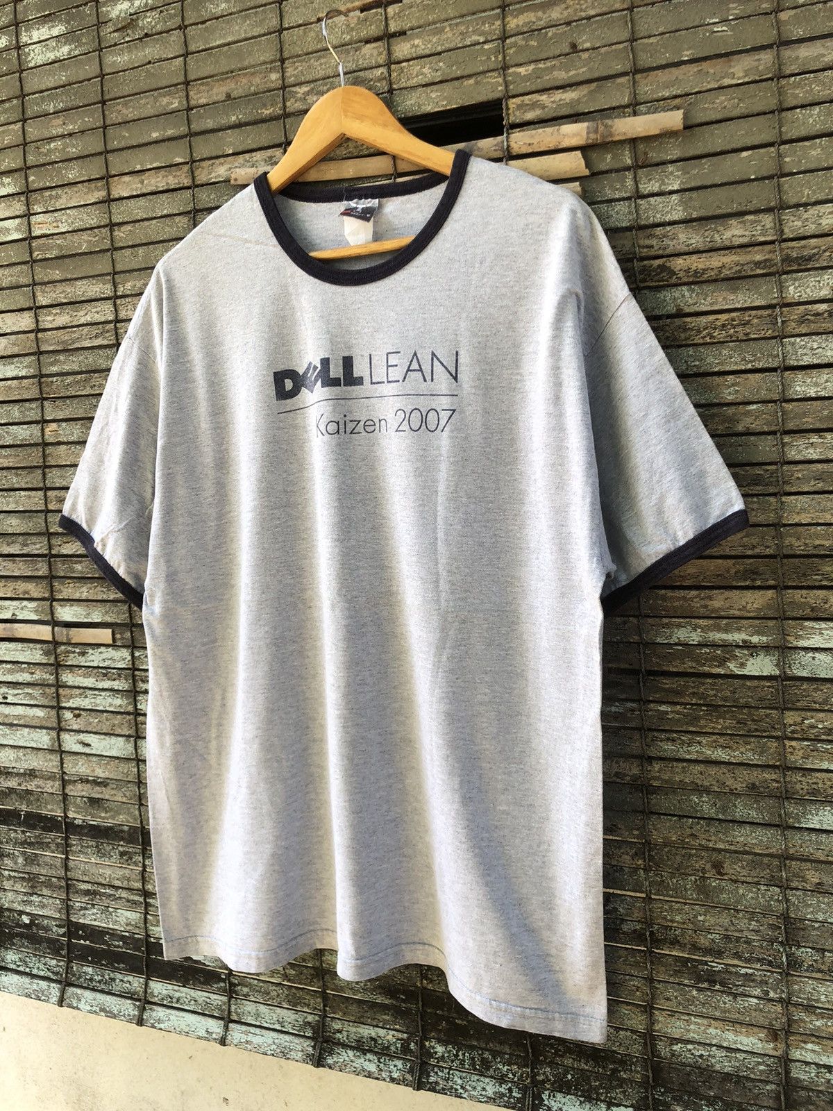 Japanese Brand 🔥Vintage Y2K🔥Microsoft DELL LEAN Kaizen Ringer Tshirts Size US L / EU 52-54 / 3 - 6 Thumbnail