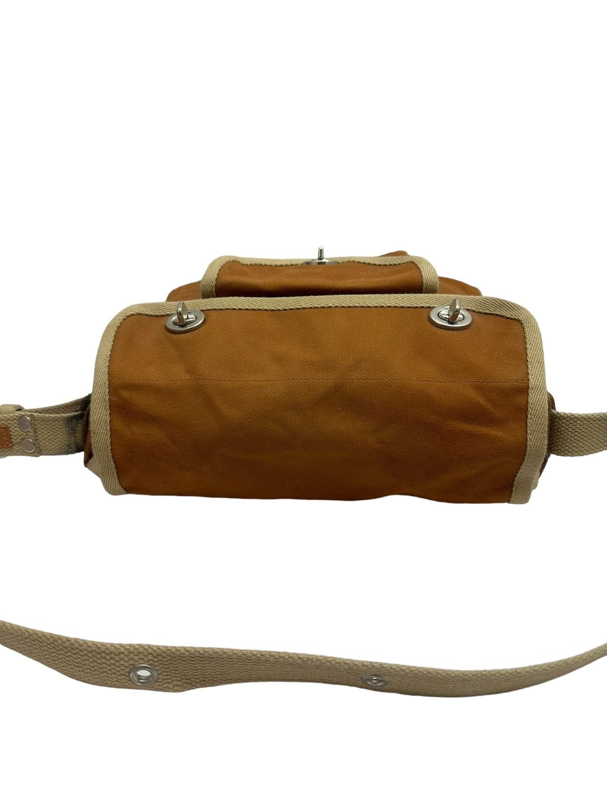 Ichizawa Shinzaburo Hanpu RARE ‼️ Ichizawa Shinzaburo Kaban Kyoto Canvas Sling Bag Size ONE SIZE - 6 Thumbnail
