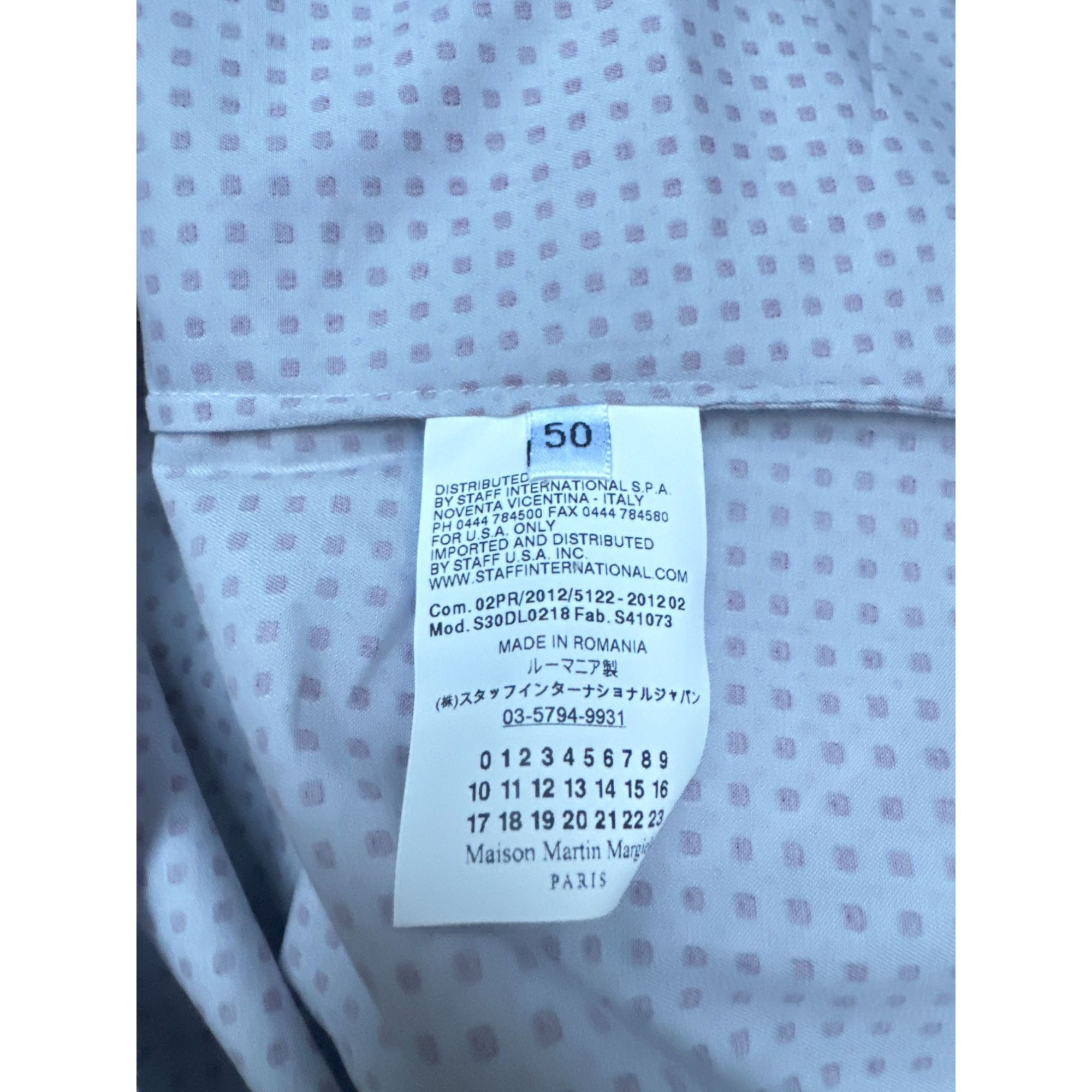 Maison Margiela 4 Stitches Dot Shirt Size US M / EU 48-50 / 2 - 5 Thumbnail