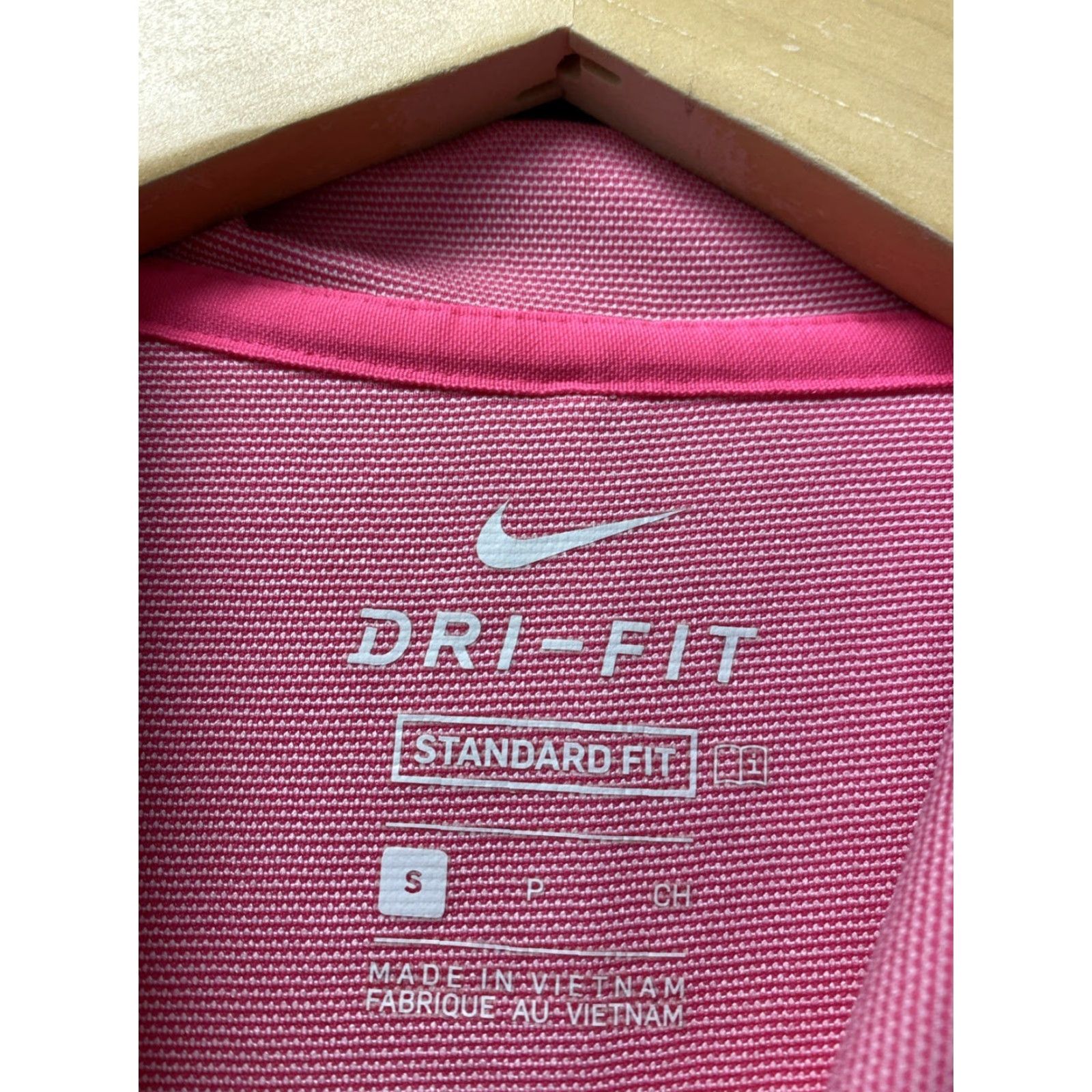 Nike Nike Polo Shirt Men Dri-Fit Solid Pink Short Sleeve S Golf Rugby Size US S / EU 44-46 / 1 - 5 Thumbnail