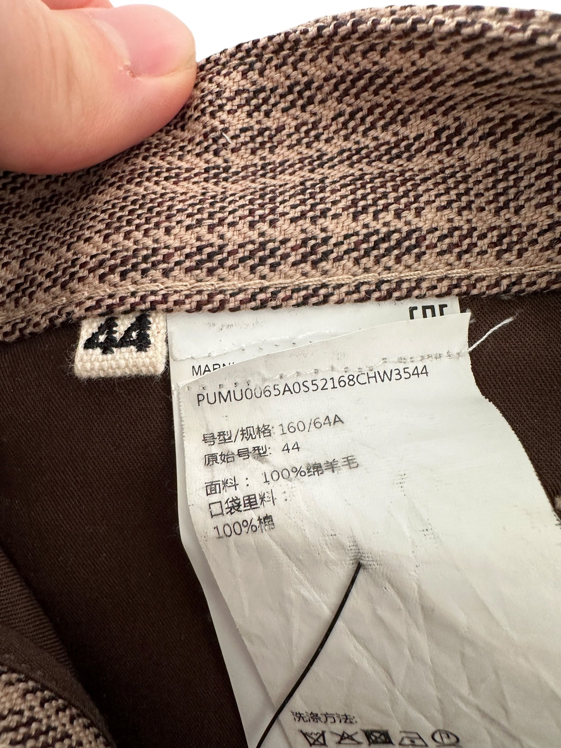 Marni Marni Wool Check Trousers Size US 30 / EU 46 - 3 Thumbnail
