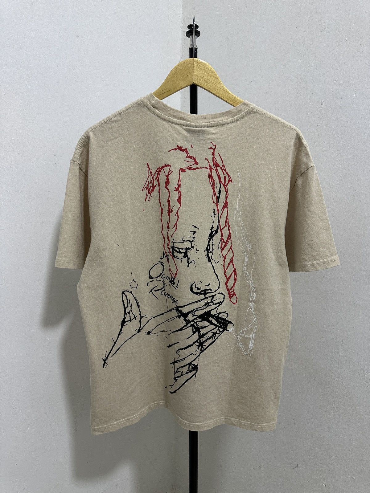 Revenge × Trippie Redd Revenge X Trippie Red Smoking Tshirt Size US M / EU 48-50 / 2 - 3 Thumbnail
