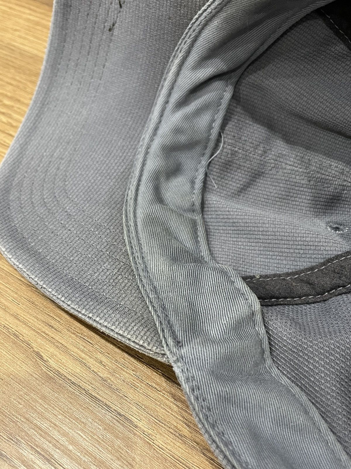 Nike × Vintage Nike Vintage Gray Hat Cap Size ONE SIZE - 14 Thumbnail