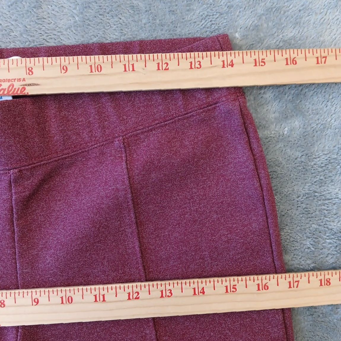Old Navy Old Navy Stevie Legging Ankle Pants Womens Medium Purple Skinny Pull On Stretch Regular Size 32" / US 10 / IT 46 - 3 Thumbnail