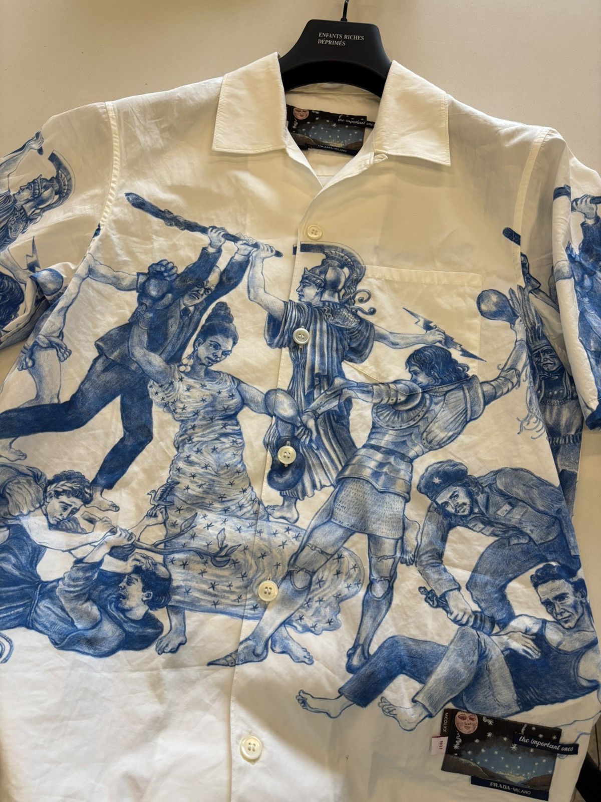 Prada Prada FW16 X Christophe Chemin important ones shirt Size US M / EU 48-50 / 2 - 5 Thumbnail
