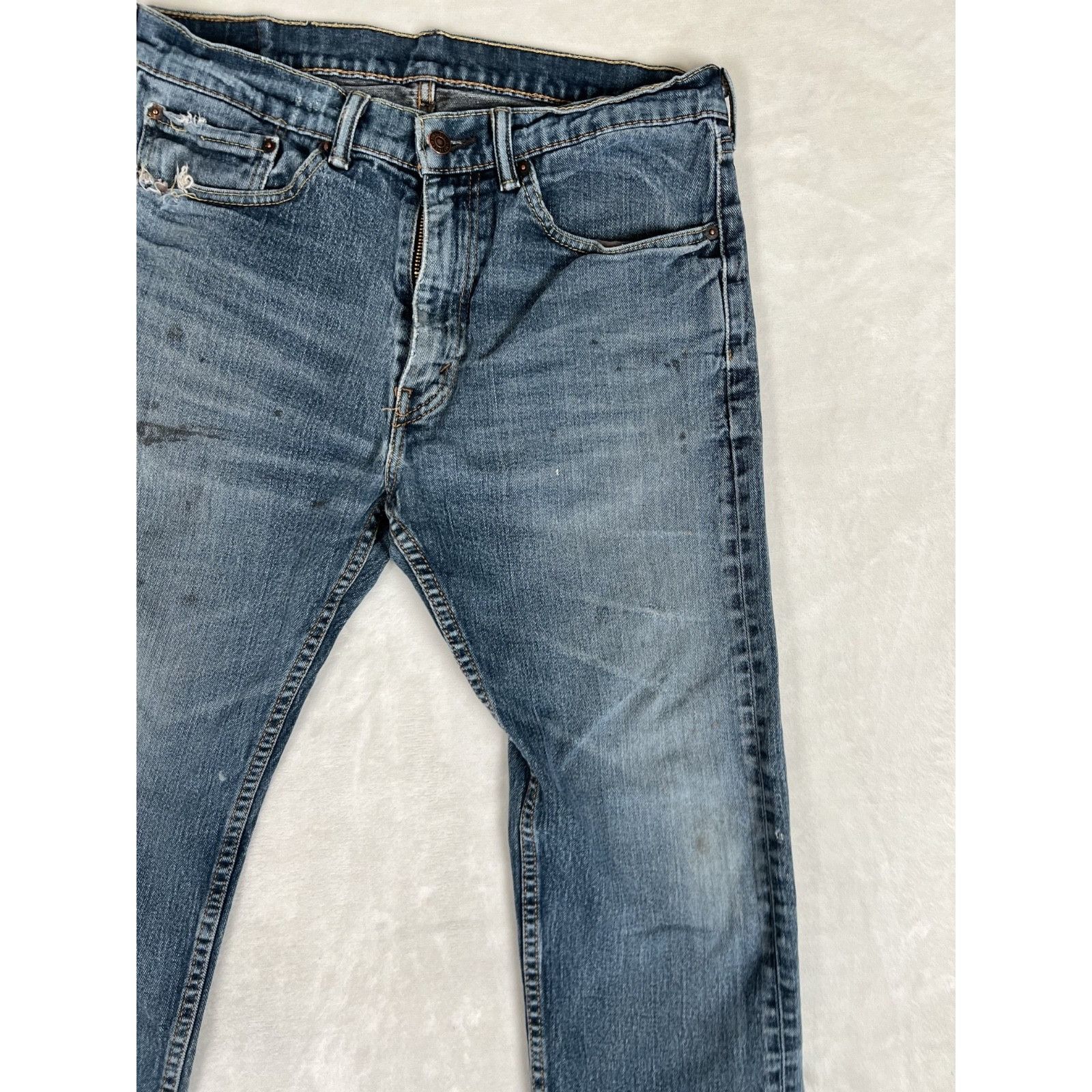 Levi's Vintage Levi’s 505 Blue Denim Jeans Size 34x30 Made in Mexic Size US 34 / EU 50 - 4 Thumbnail