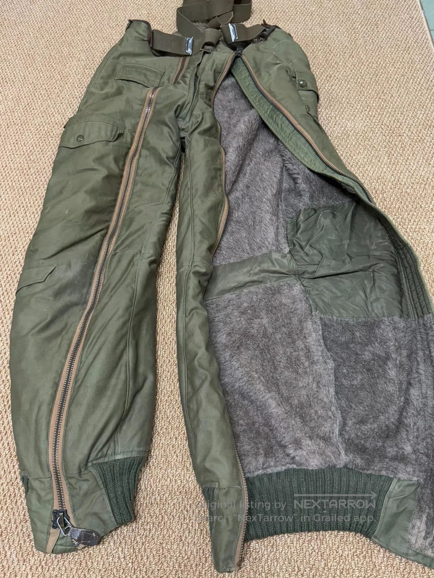 Japanese Brand USAF A-11A Flight Pants Size 30. Size US 30 / EU 46 - 4 Thumbnail