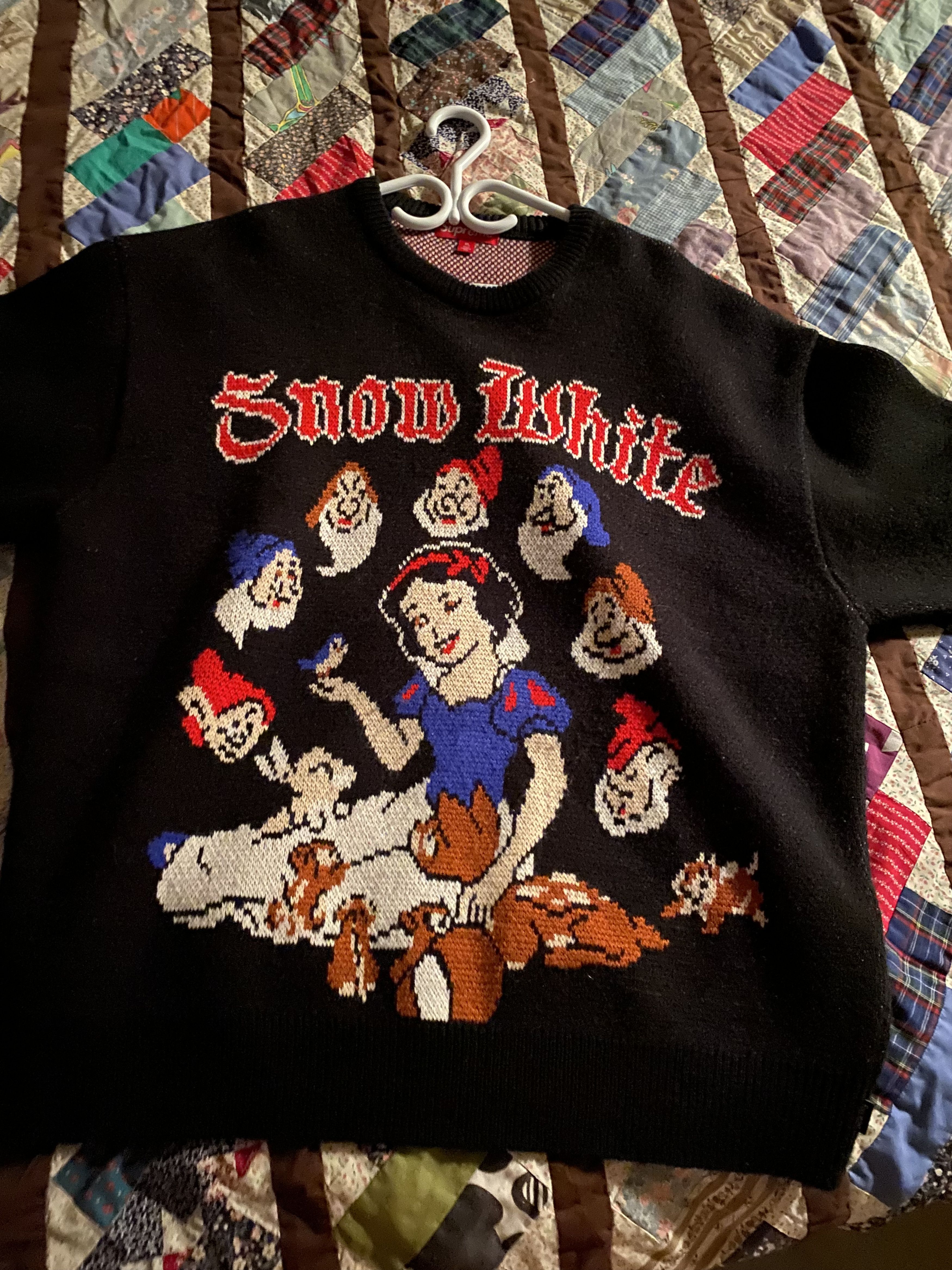 Supreme Supreme snow white knit black Size US XL / EU 56 / 4 - 13 Thumbnail