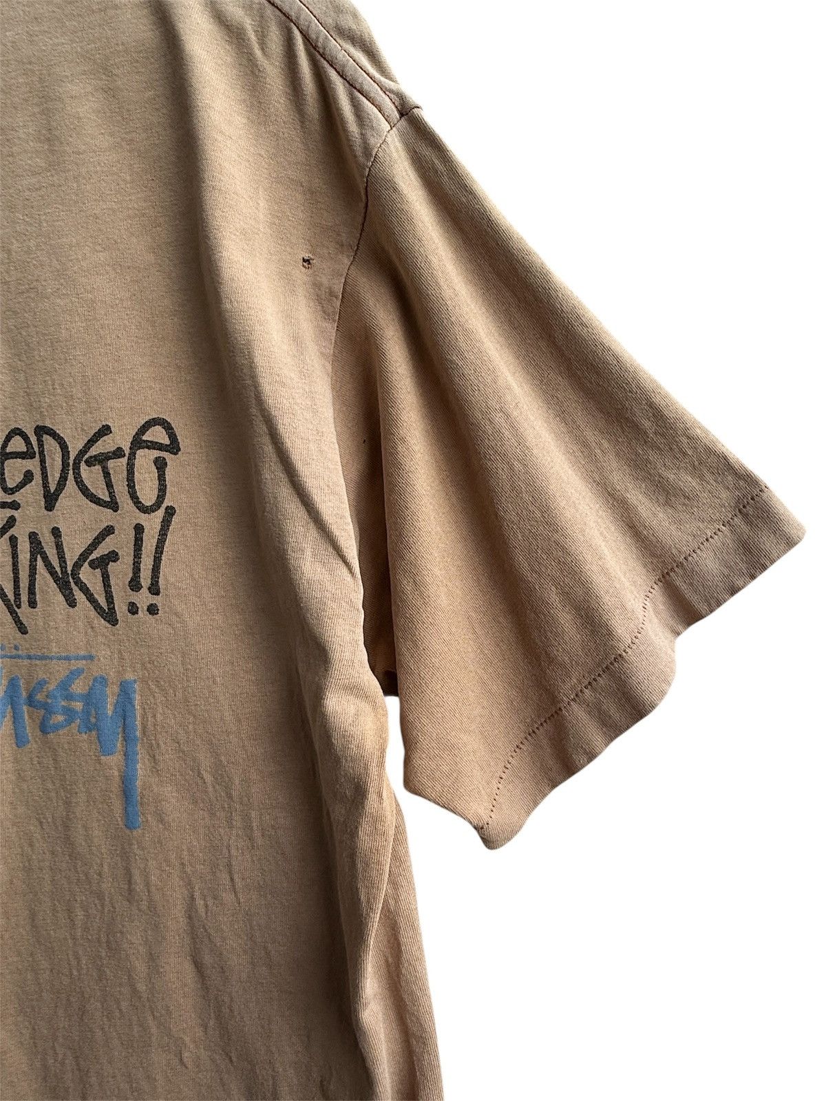 Stussy Vintage Trashed 80s STUSSY Knowledge is King tee Size US L / EU 52-54 / 3 - 4 Thumbnail