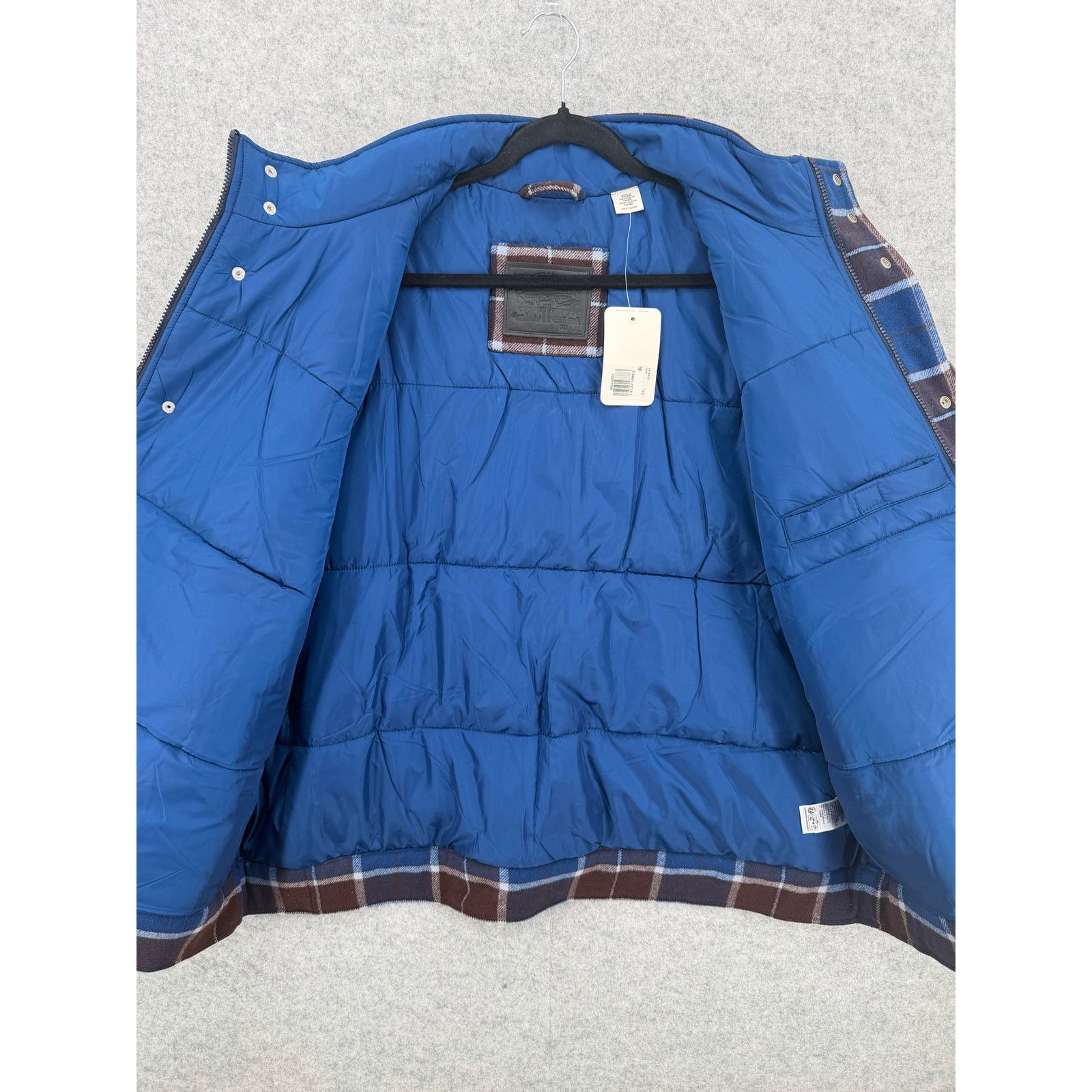 Levi's NWT Levi's Webster Western Crandle Plaid Allspice Puffer Size US XXL / EU 58 / 5 - 4 Thumbnail