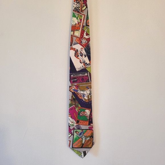 Vintage Ugo Modena Vintage 1992 Baseball Fan Necktie Nwot Size ONE SIZE - 1 Thumbnail