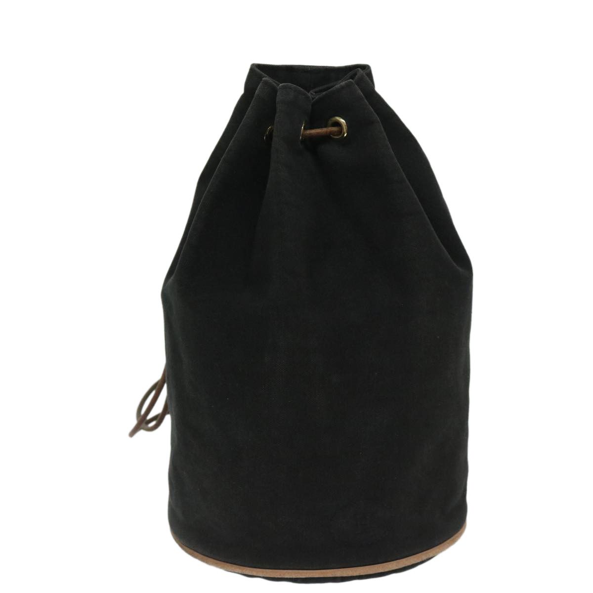 image of Hermes Pouch Canvas Black Auth Bs12641, Women's