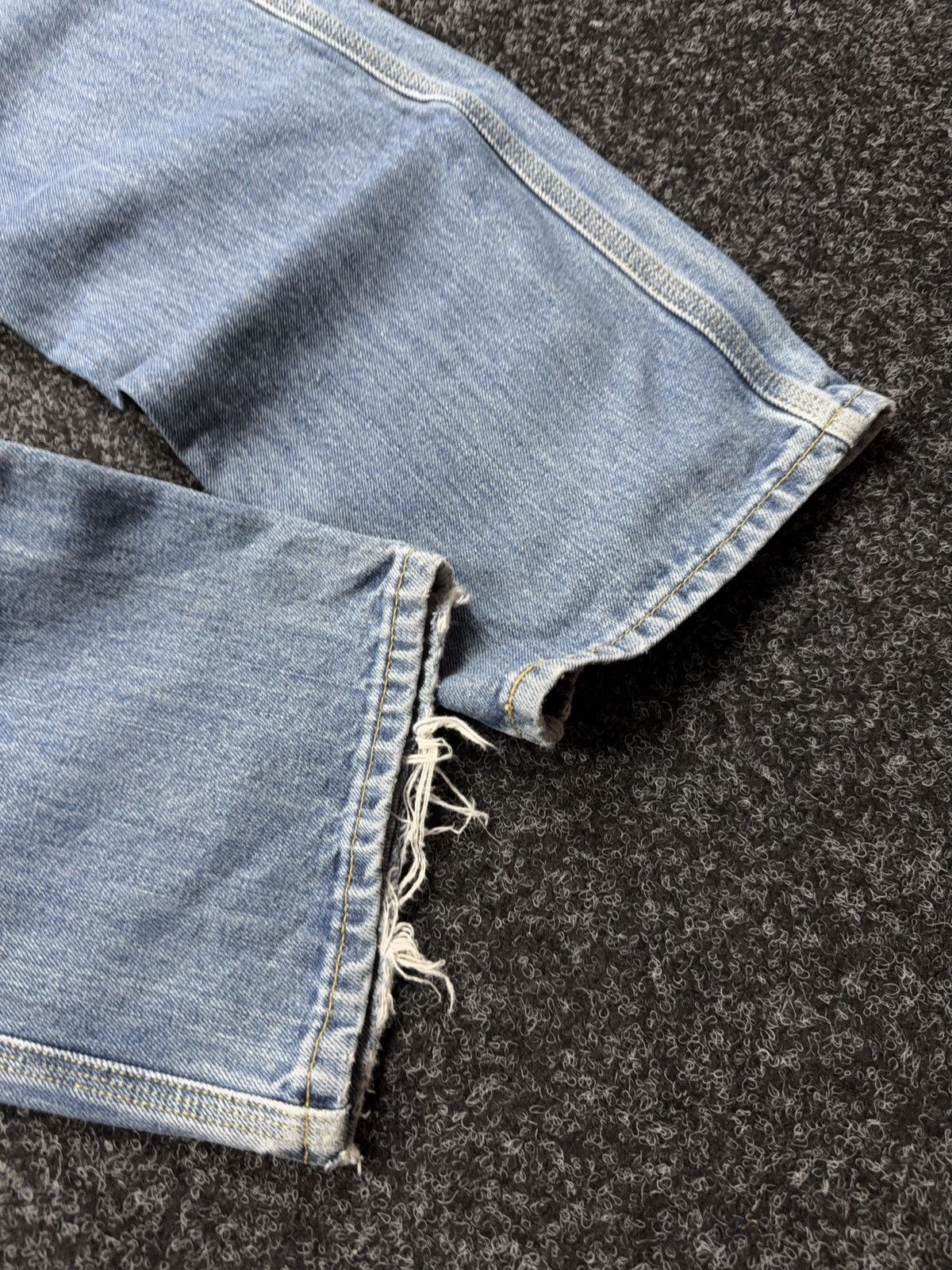 Levi's Retro 00s Levi’s 505 USA Regular Fit Light Wash Denim Jeans Size US 36 / EU 52 - 4 Thumbnail
