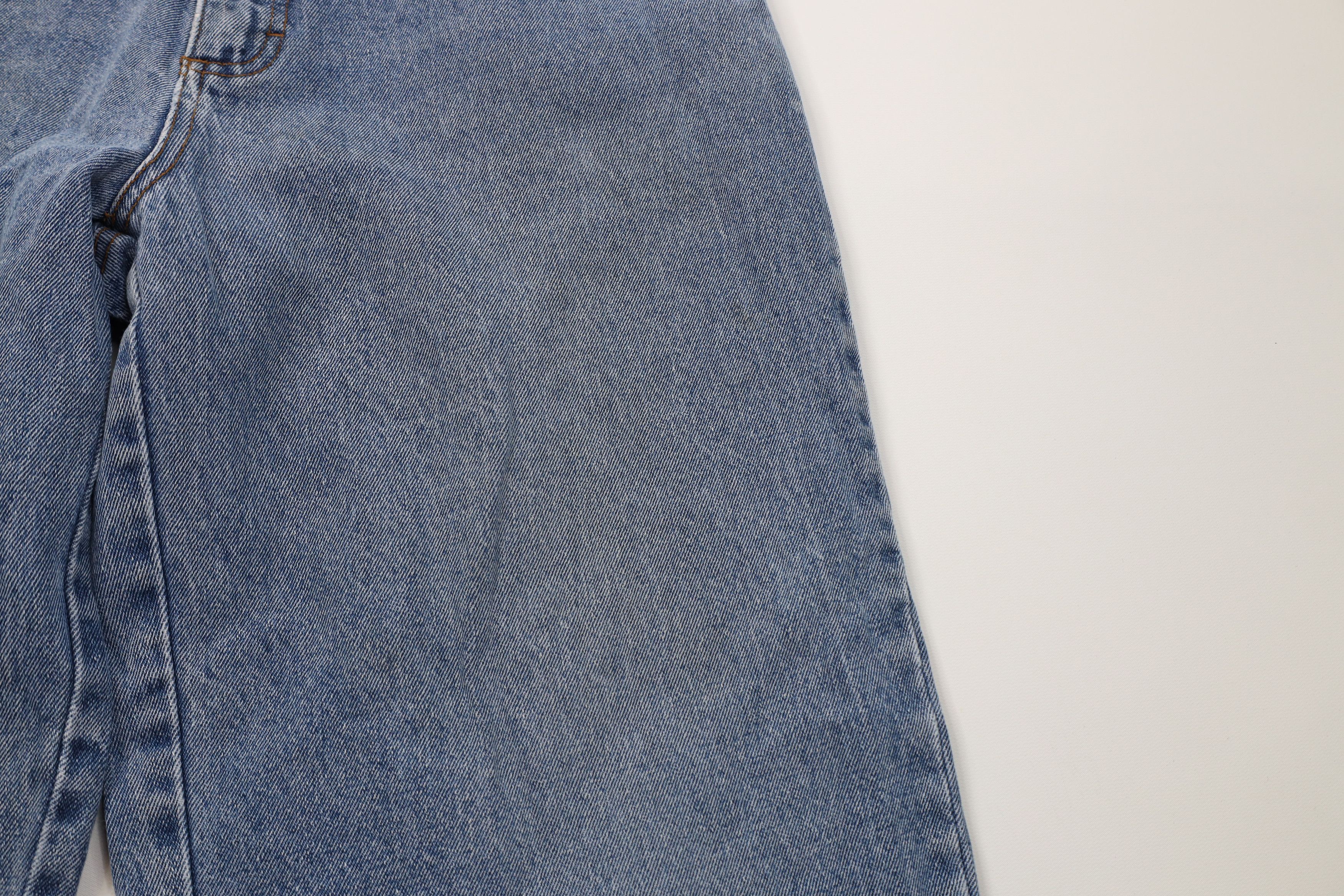 Vintage Vintage 90s Streetwear Lined Wide Leg Denim Jeans Blue Size US 36 / EU 52 - 8 Thumbnail
