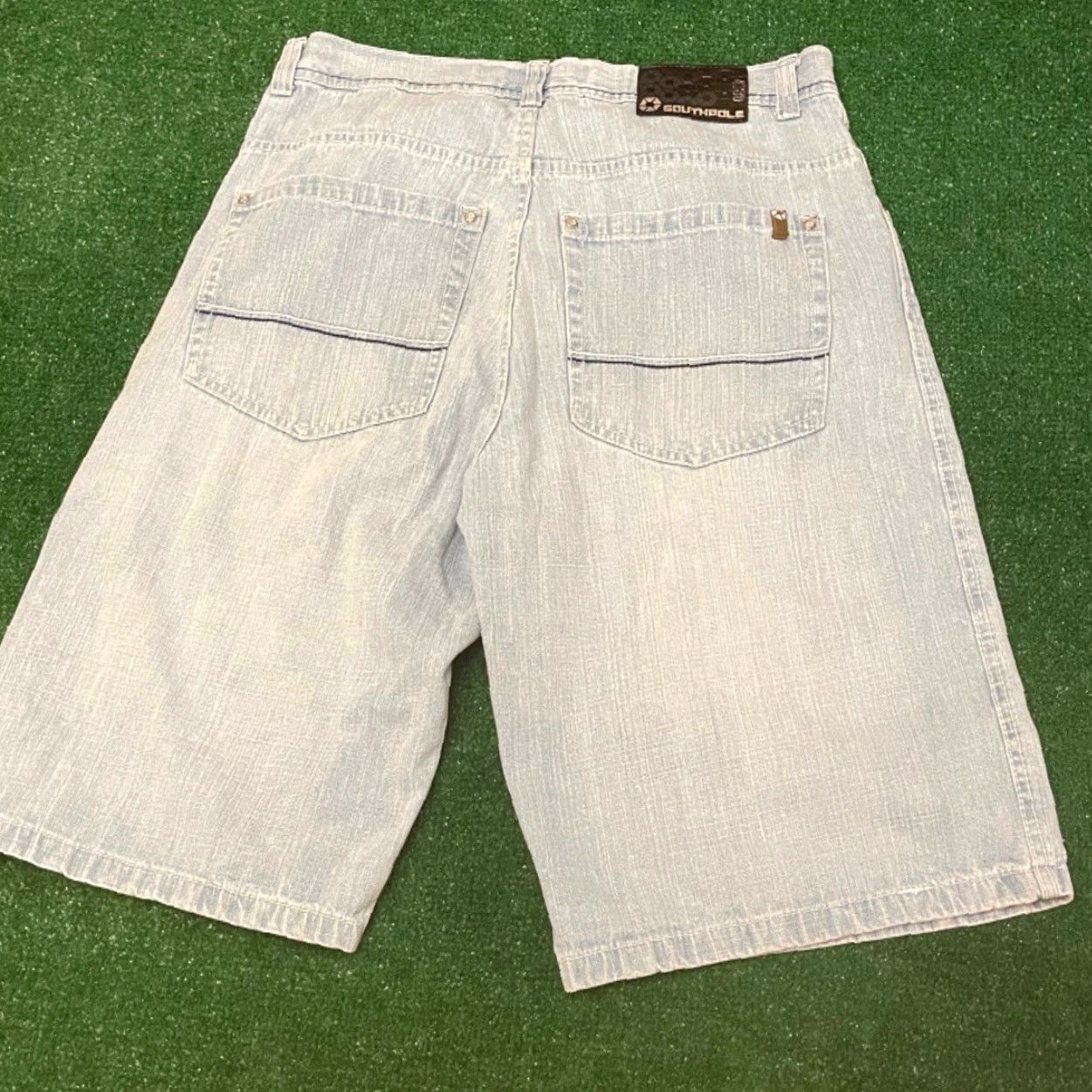Southpole VINTAGE Southpole Baggy Skater Grunge Jean Shorts VTG Mens Size 38 Blue Size US 38 / EU 54 - 2 Thumbnail