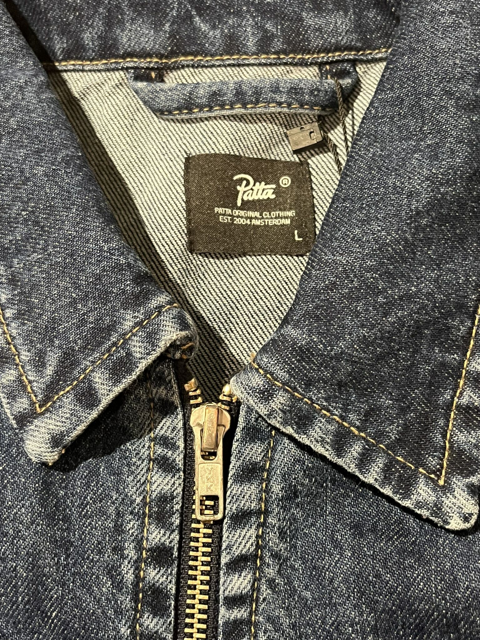 Patta Patta Labels Denim Jacket Size US L / EU 52-54 / 3 - 6 Thumbnail