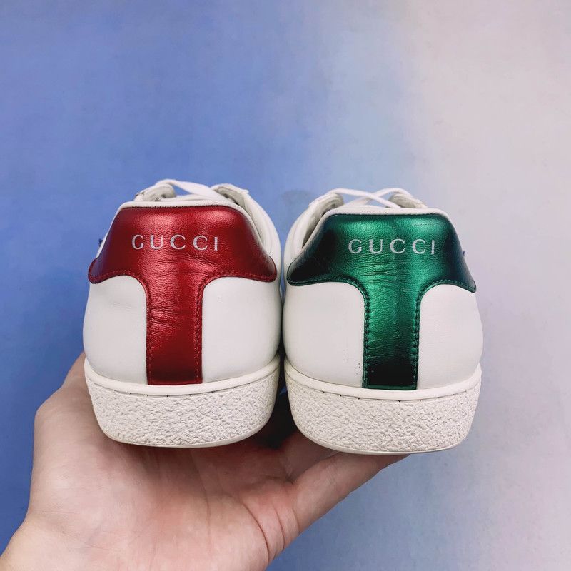 Gucci Gucci Ace Embroidered Pig Sneakers for Men - Size US 8 / EU 41 - 3 Thumbnail