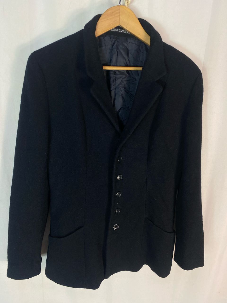 Japanese Brand × Yohji Yamamoto Unisex🔥Ined button up wool jacket by yohji Yamamoto Size US S / EU 44-46 / 1 - 2 Thumbnail