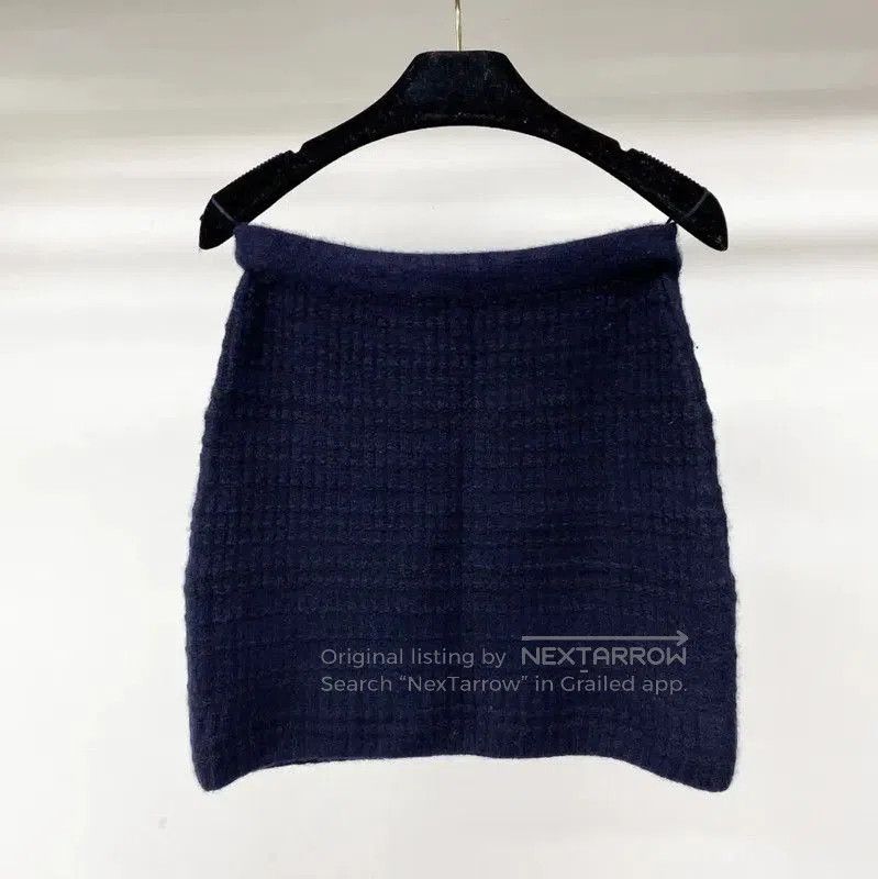 Chanel Chanel Black Cashmere Women's Skirt . Size 23" - 2 Thumbnail
