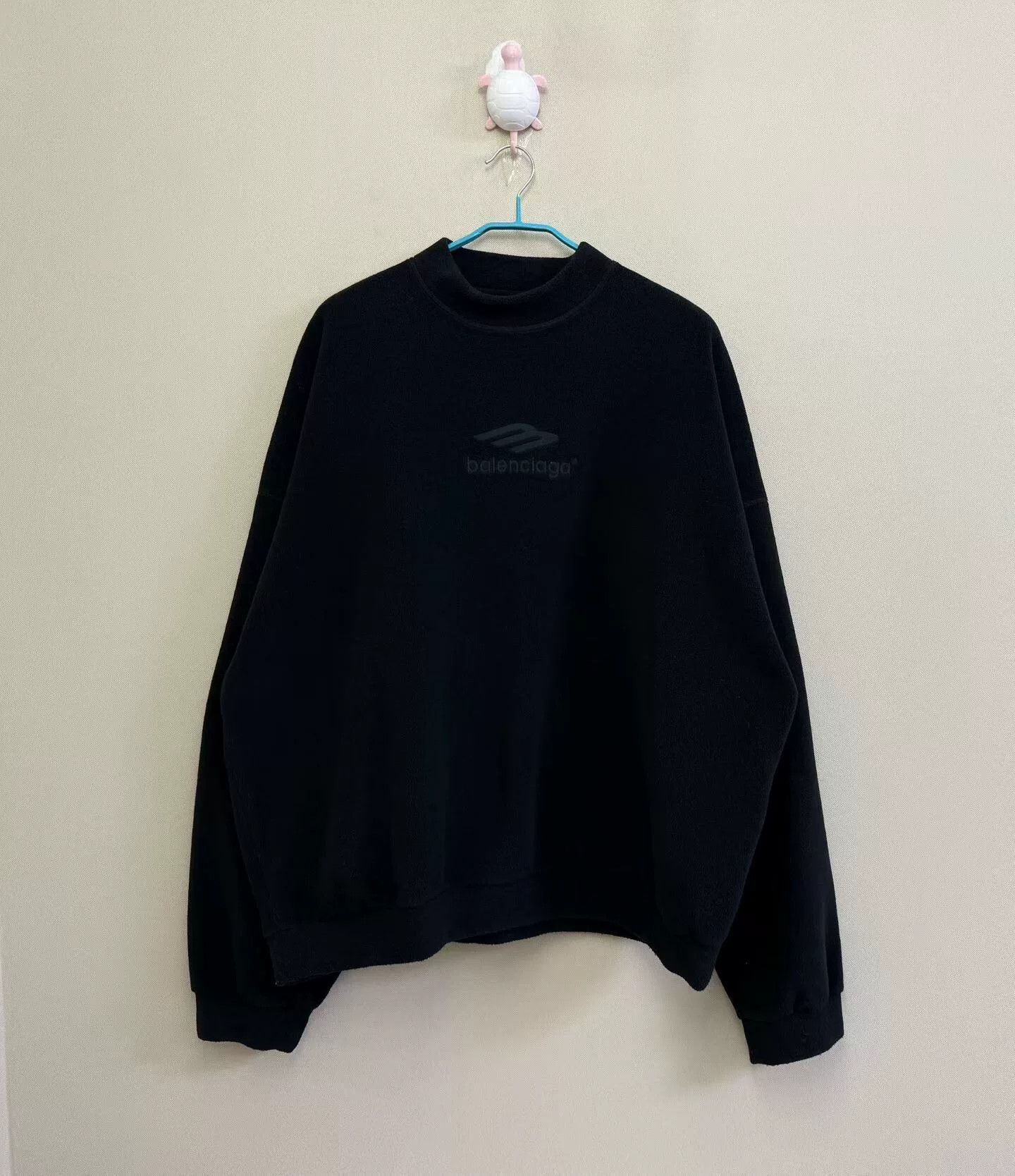 Balenciaga balenciaga black fleece hoodie size XS Size XS / US 0-2 / IT 36-38 - 1 Thumbnail