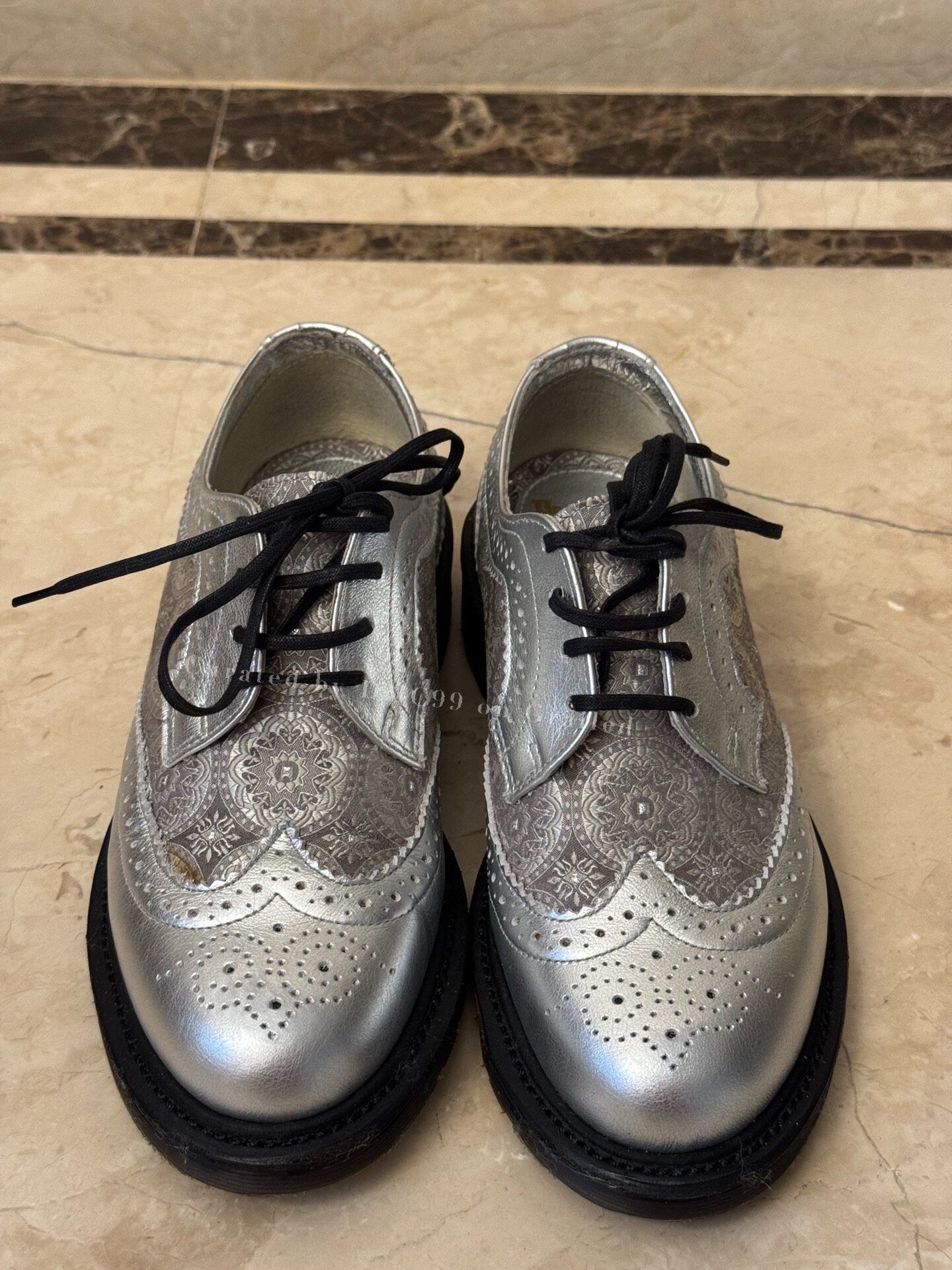 Dr. Martens × Supreme Dr. Martens supreme Ramsey creeper silver 
